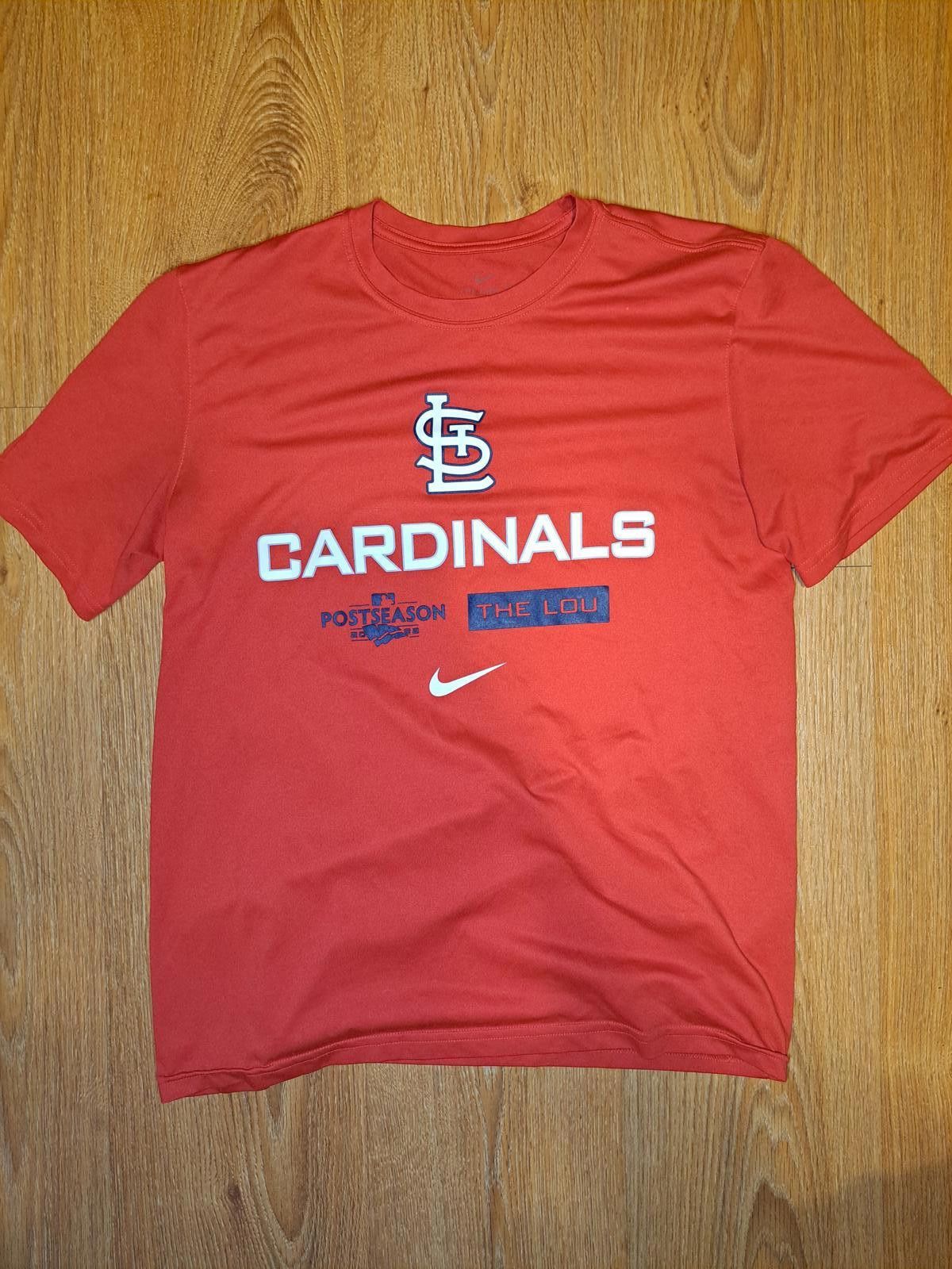 Nike Nike Dri Fit St Louis Cardinals T Shirt Mens Medium Red Size US M / EU 48-50 / 2 - 1 Thumbnail
