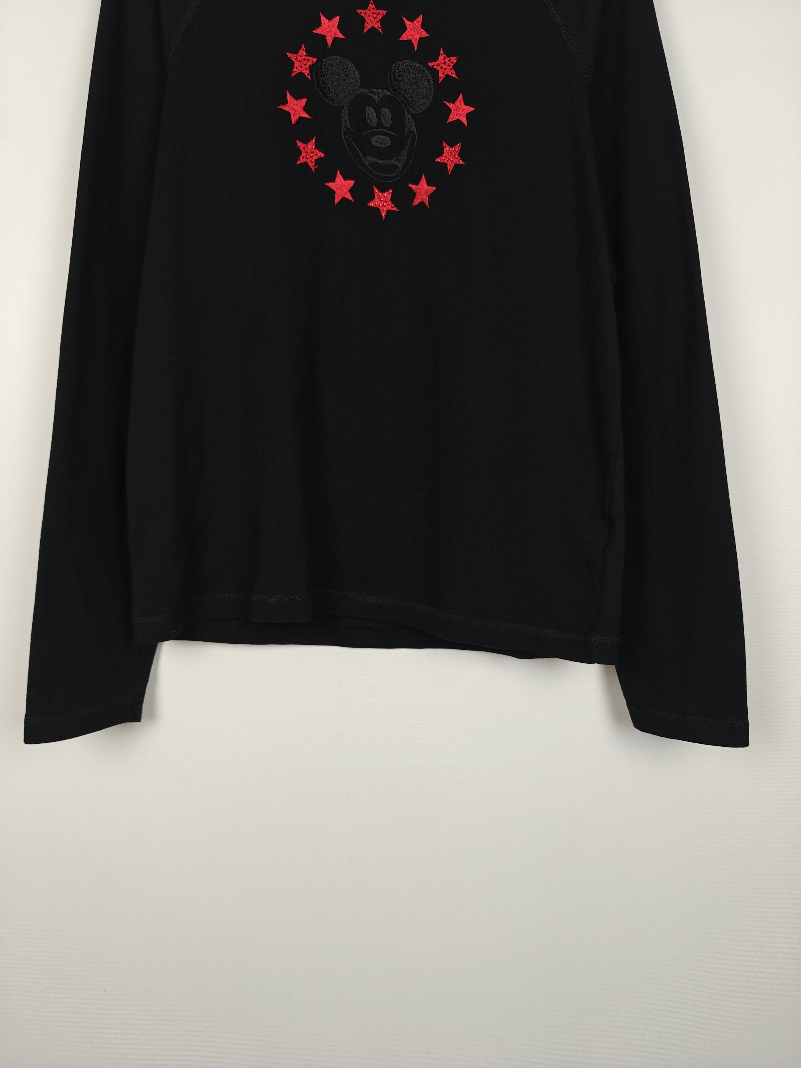 Iceberg Iceberg VTG Longsleeve Crewneck Pullover Mickey Mouse Black Size US L / EU 52-54 / 3 - 3 Thumbnail