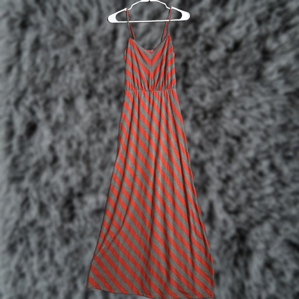 Vintage Beachy Maxi Dress XS Boho Festival Striped Flowy Cottagecore Y2K Inspired Size XS / US 0-2 / IT 36-38 - 1 Thumbnail