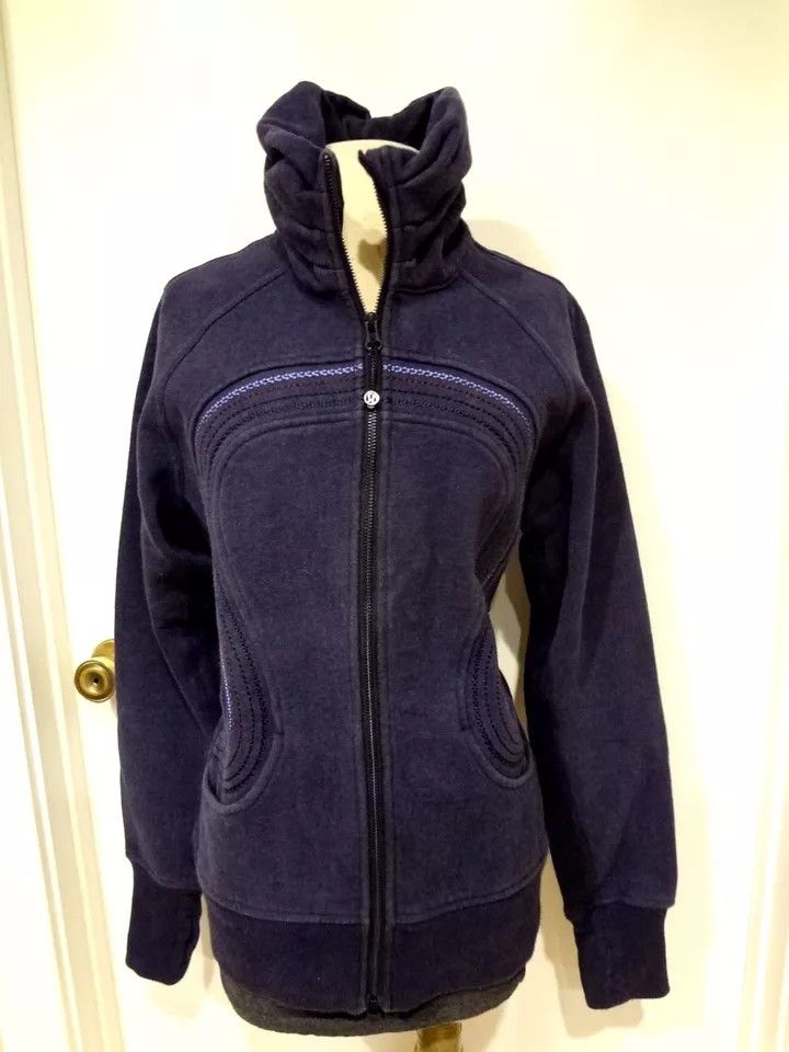 Lululemon LULULEMON size 10 FITNESS YOGA WOMEN JACKET BLUE Size L / US 10 / IT 46 - 3 Thumbnail