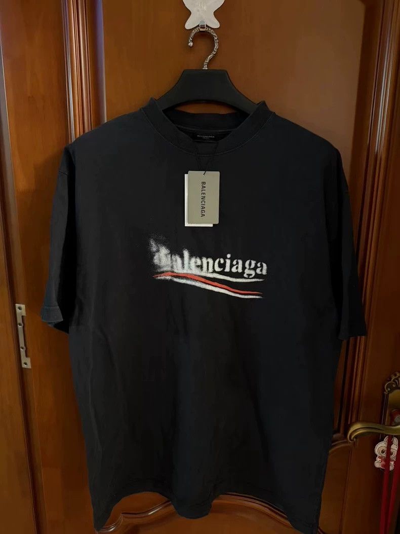 Balenciaga Balenciaga Burn Blur Coke Short Sleeves Size US M / EU 48-50 / 2 - 1 Thumbnail