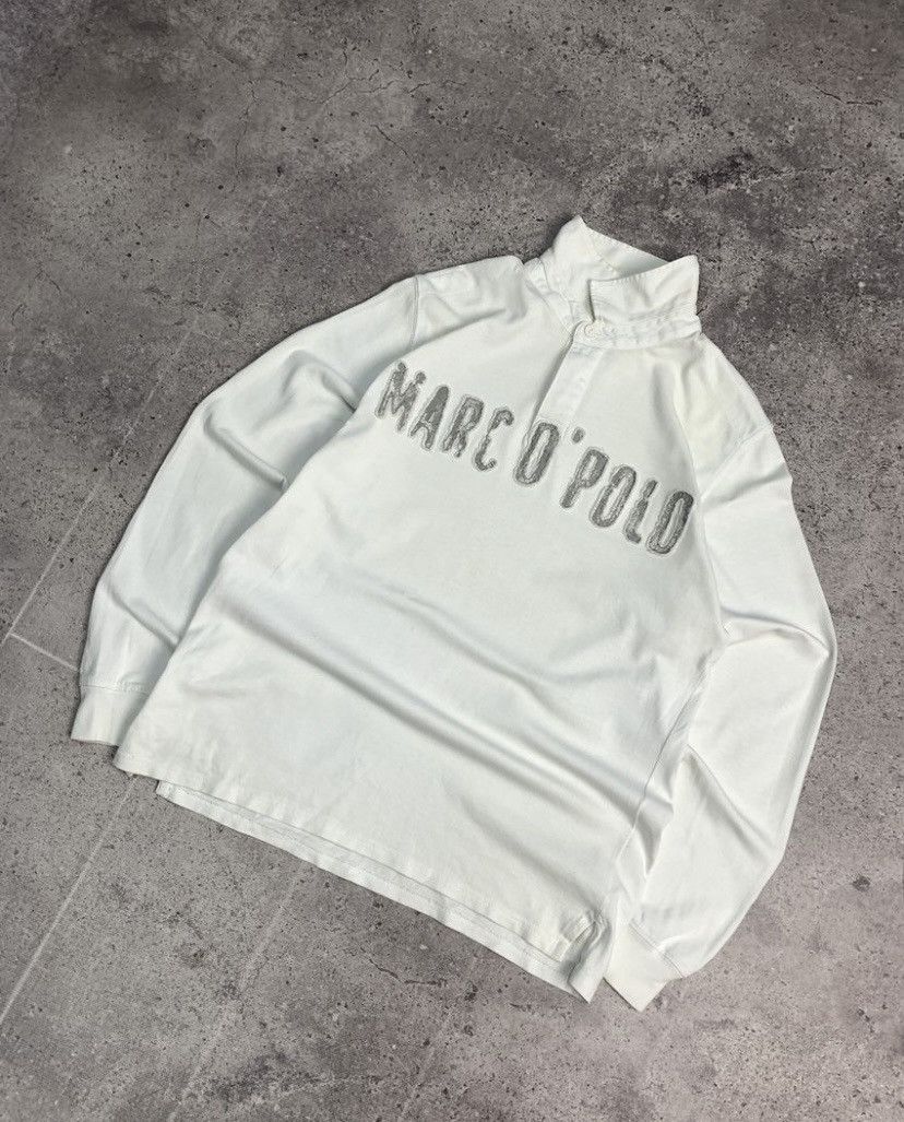 Japanese Brand Vintage Long Sleeve Marc Polo Rugby SK8 y2k Faded Size US M / EU 48-50 / 2 - 4 Thumbnail