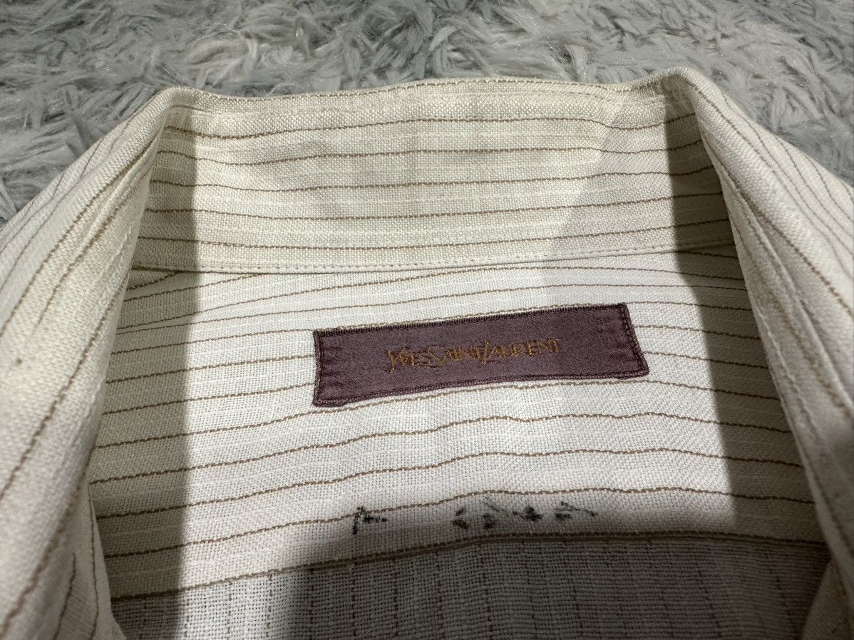Yves Saint Laurent 🔥Vintage Yves Saint Laurent Shirt Striped Size US M / EU 48-50 / 2 - 3 Thumbnail