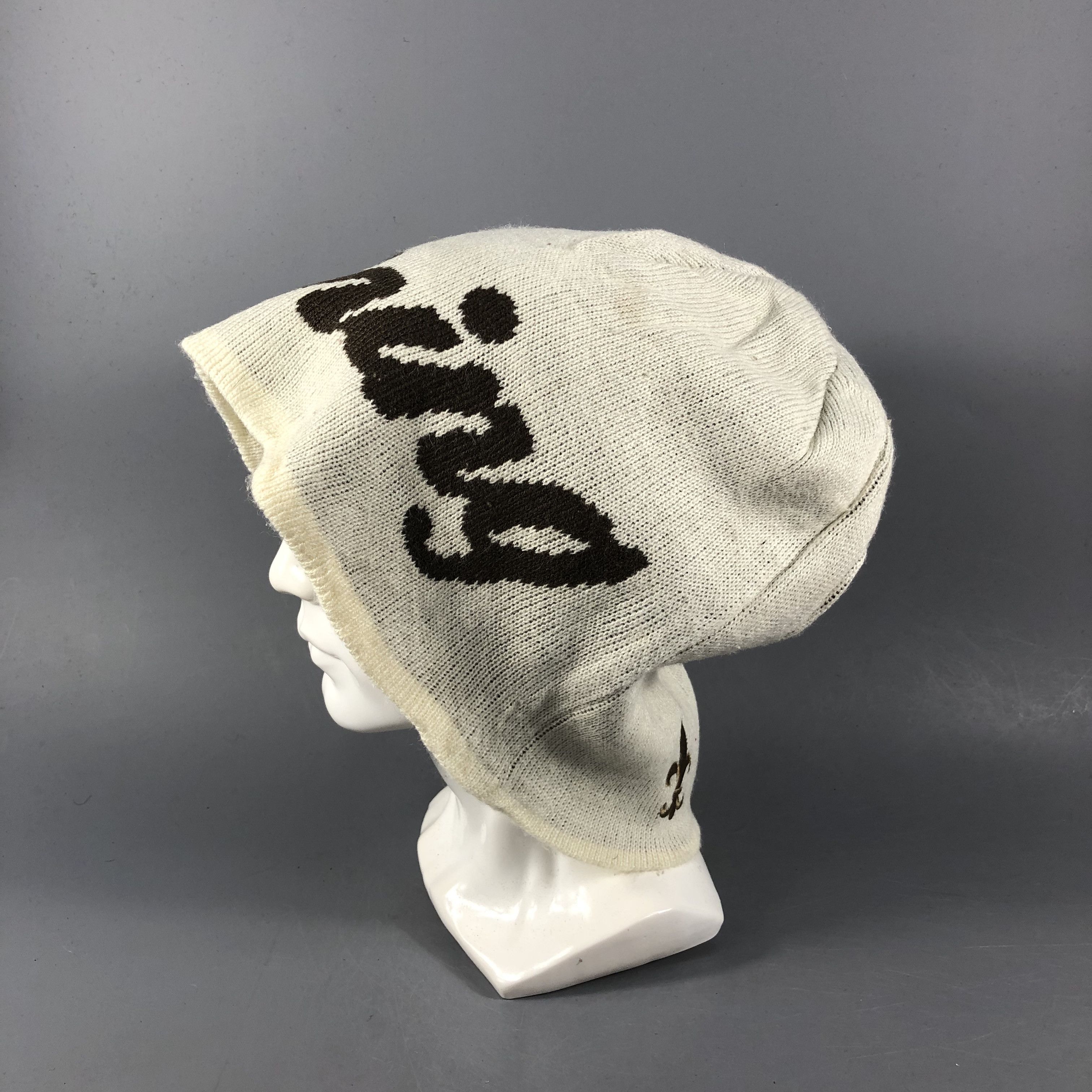 Vintage Shining Slouchy Beanie Snowcap Snow Hat B889 Size ONE SIZE - 2 Thumbnail