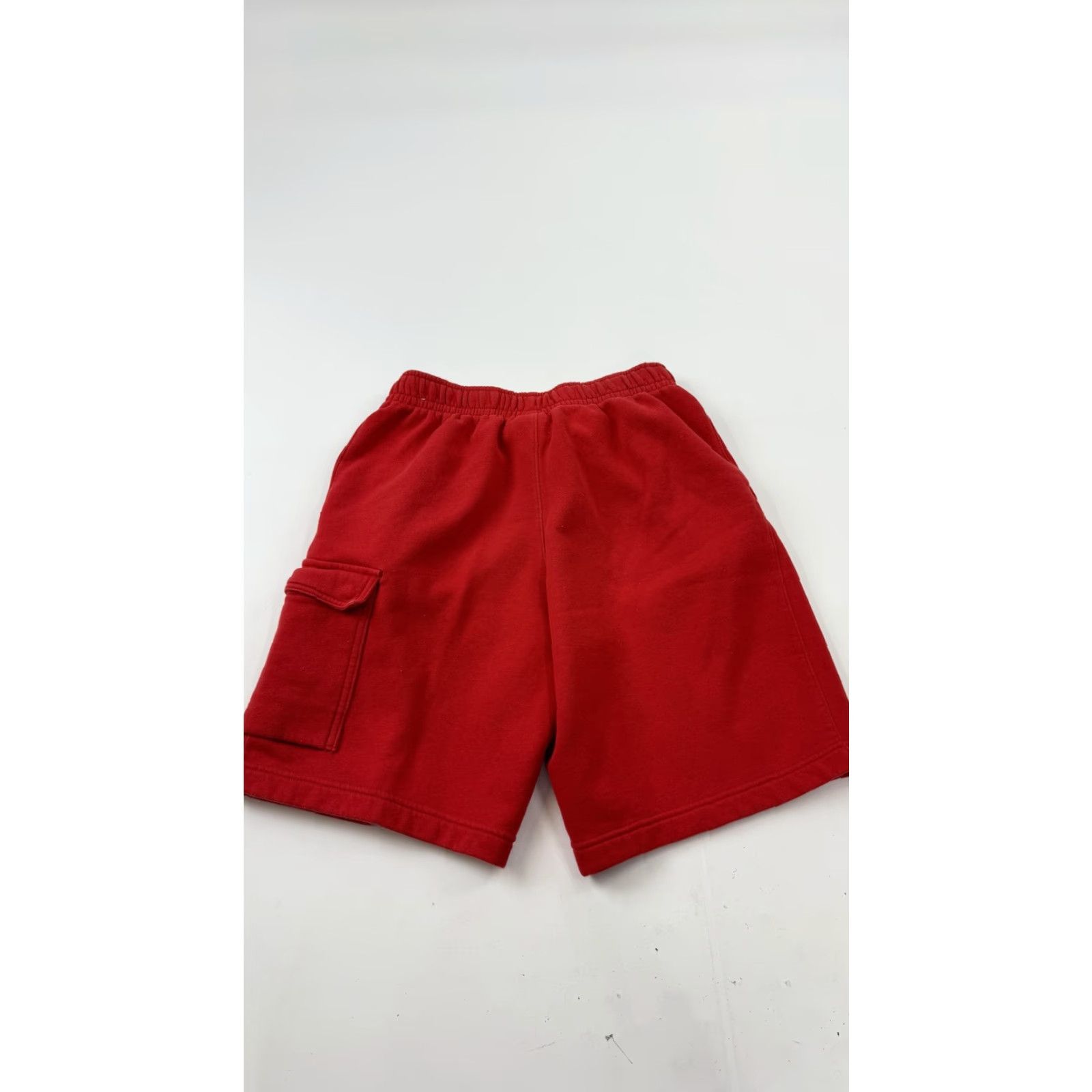 Nike Nike Fleece Cargo Shorts Mens Small Red CZ9956-657 Shorts Sweat Elastic Waist Pockets 7 Inseam Cotton Polyester Size US 29 - 7 Thumbnail