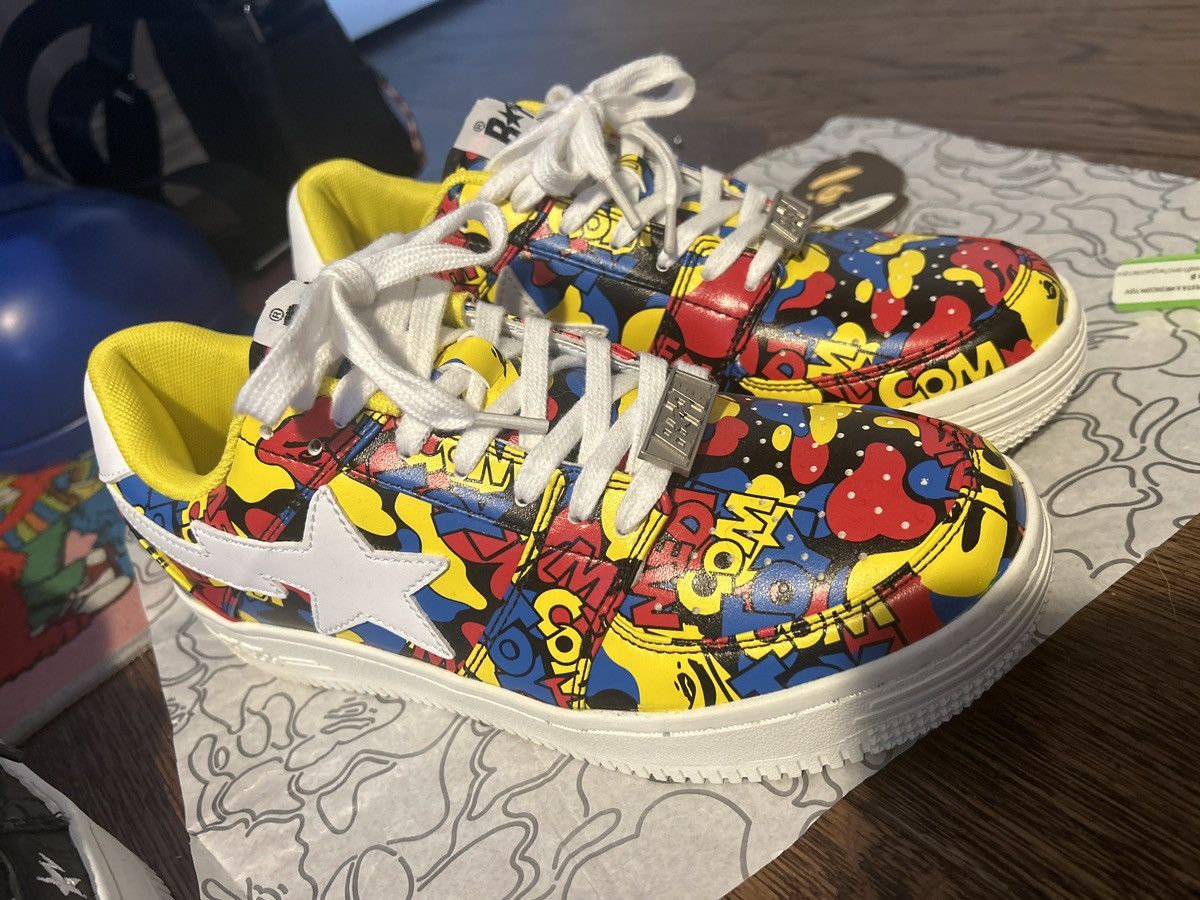 Bape Bapesta X medicomtoy 2020 Size US 8 / EU 41 - 5 Thumbnail
