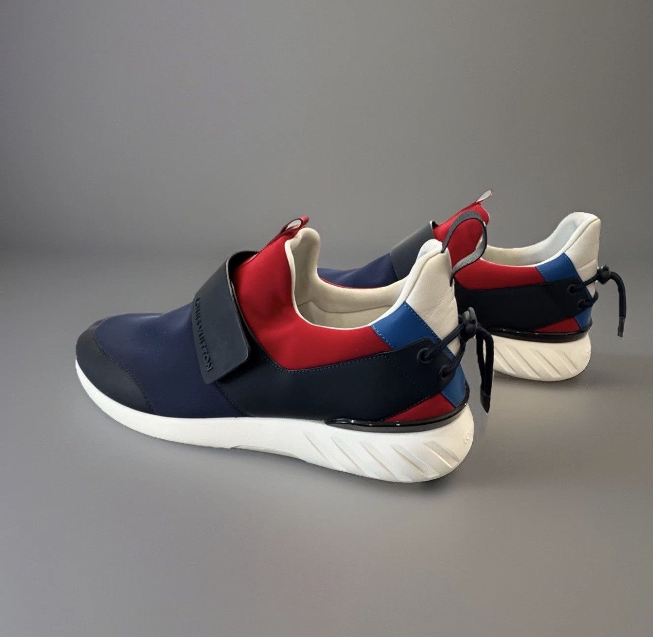 Louis Vuitton Louis Vuitton America’s Cup ‘17 Sneaker Navy Red White US 13 Size US 12 / EU 45 - 9 Thumbnail