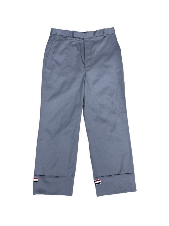 Thom Browne Thom Browne Cotton Twill Trousers Size 4 Size US 36 / EU 52 - 1 Thumbnail