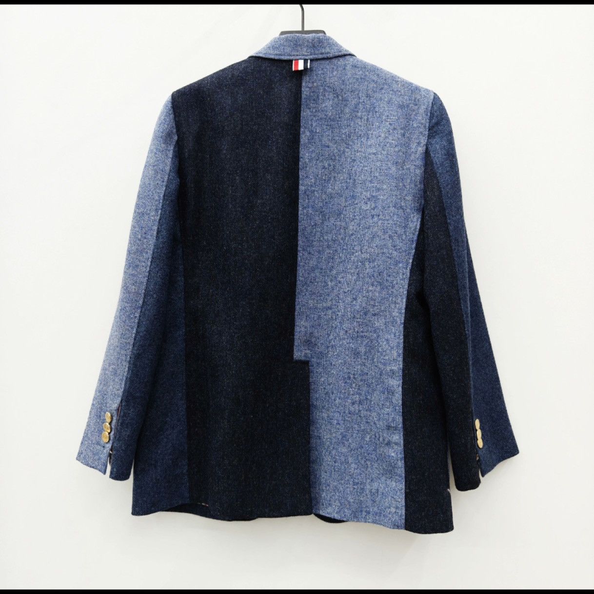 Thom Browne Thom Browne patchwork Donegal tweed blazer Size 42S - 2 Thumbnail