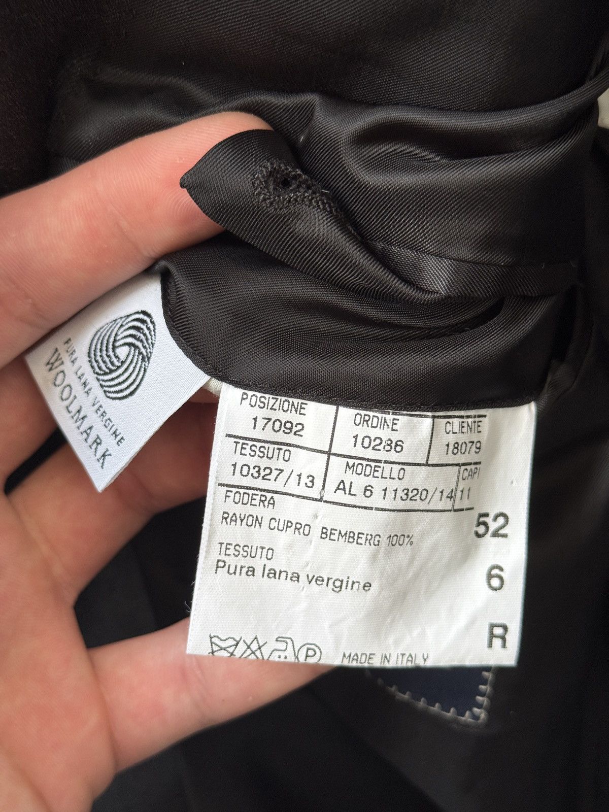 Canali Canali 52 Black Wool Blazer Sport Coat Made In Italy $995 Size 52R - 6 Thumbnail
