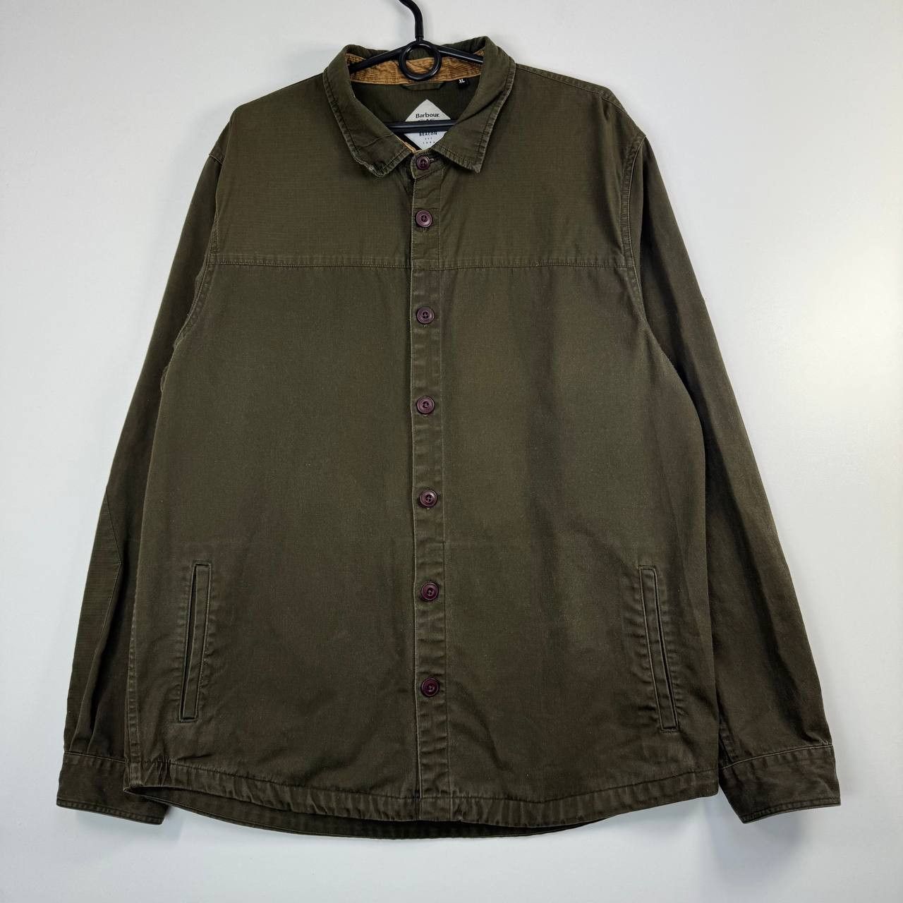 Barbour Barbour Beacon Overshirt Shirt Olive Green Button Up Size XL Size US XL / EU 56 / 4 - 1 Thumbnail