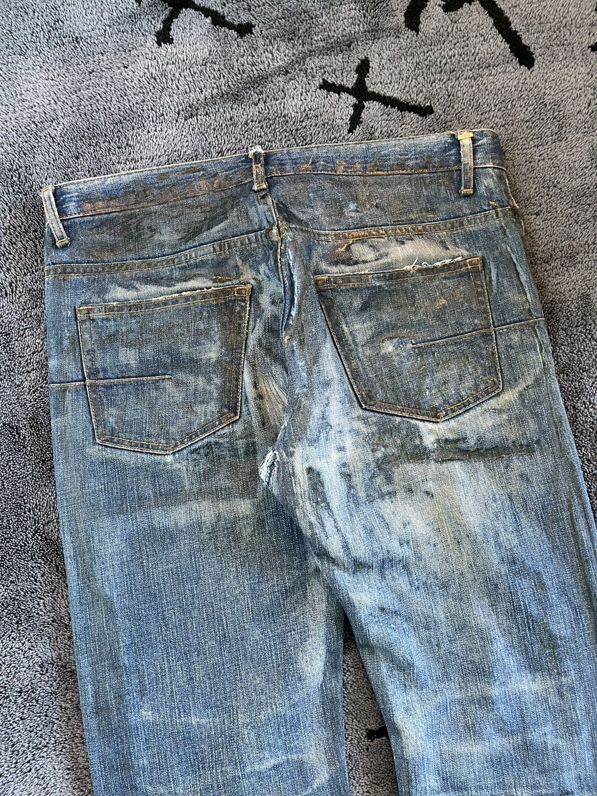 Dior Dior Homme by Hedi Slimane Luster Waxed Denim Jeans Size US 30 / EU 46 - 8 Thumbnail