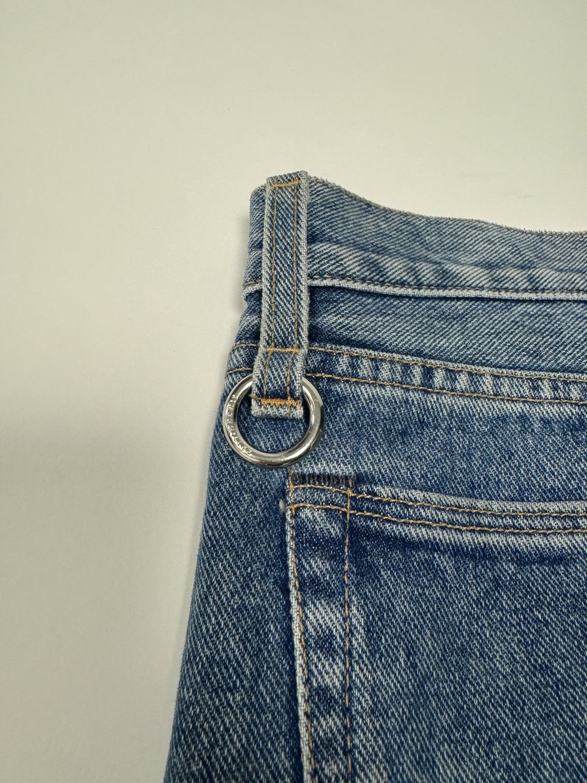 Simon Miller Simon Miller Wide Leg Split Wash Denim Size US 30 / EU 46 - 17 Thumbnail