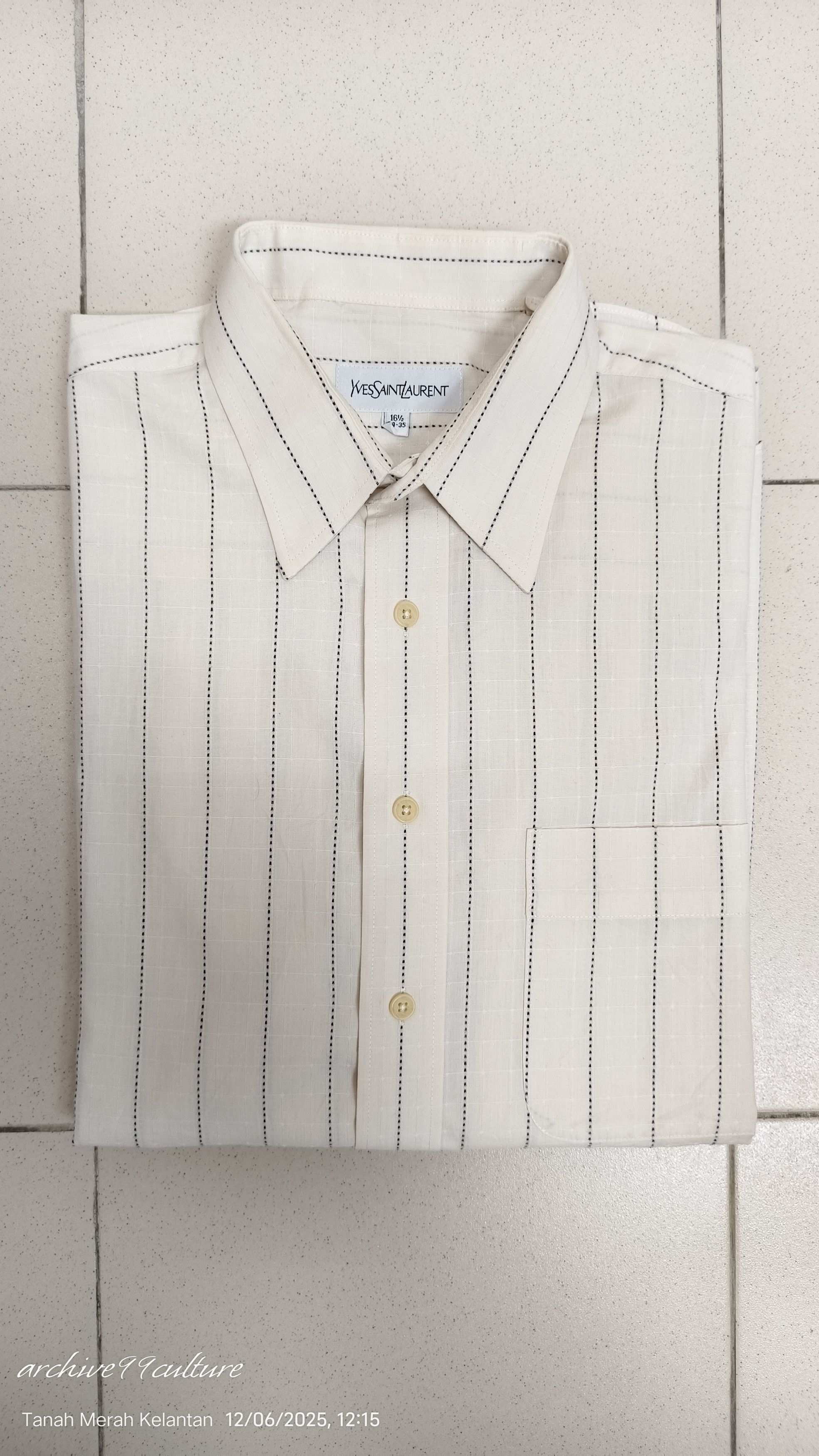 Vintage Archive 90's stripes checked classic Button up shirt Size US L / EU 52-54 / 3 - 13 Thumbnail