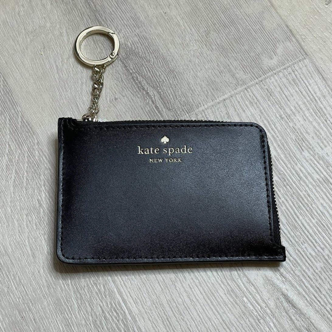 Kate Spade Kate Spade kali medium l-zip card holder Wallet Black Size ONE SIZE - 1 Thumbnail