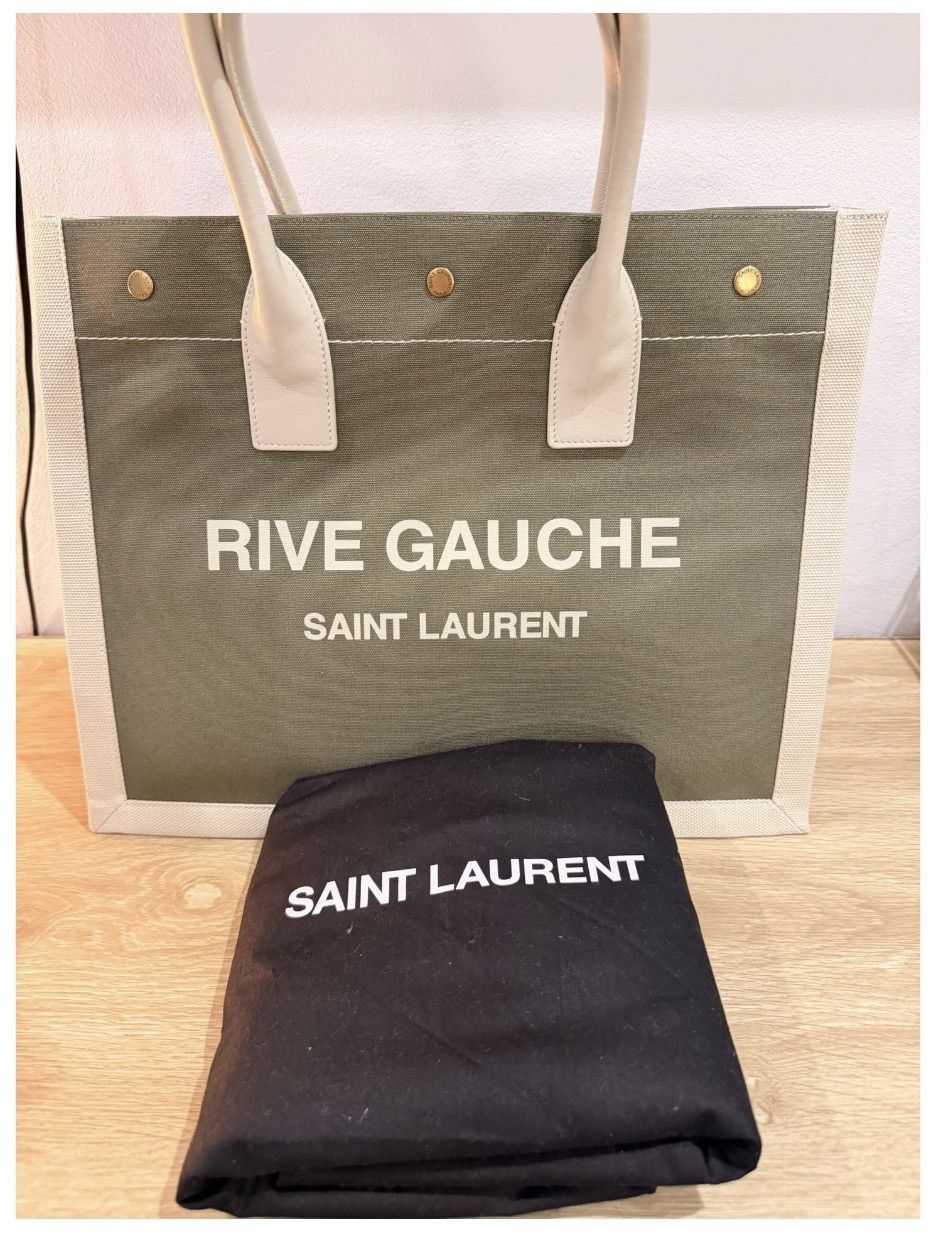Saint Laurent Paris AUTHENTICATED Saint Laurent Rive Gauche Tote💚Tags attached ✅ Size ONE SIZE - 15 Thumbnail
