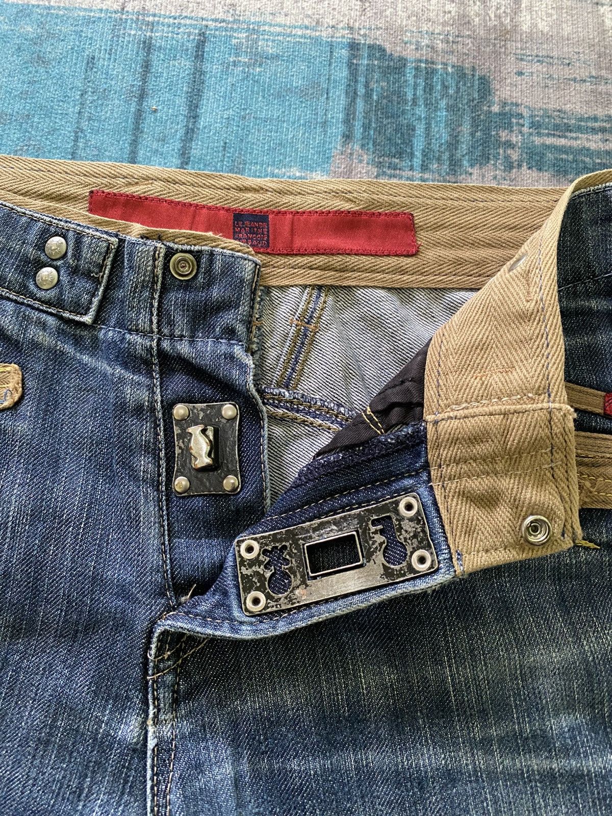 Designer × Marithe + Francois Girbaud Rare Marithe Francois Girbaud Lock Zipper Distressed Denim Size US 29 - 7 Thumbnail