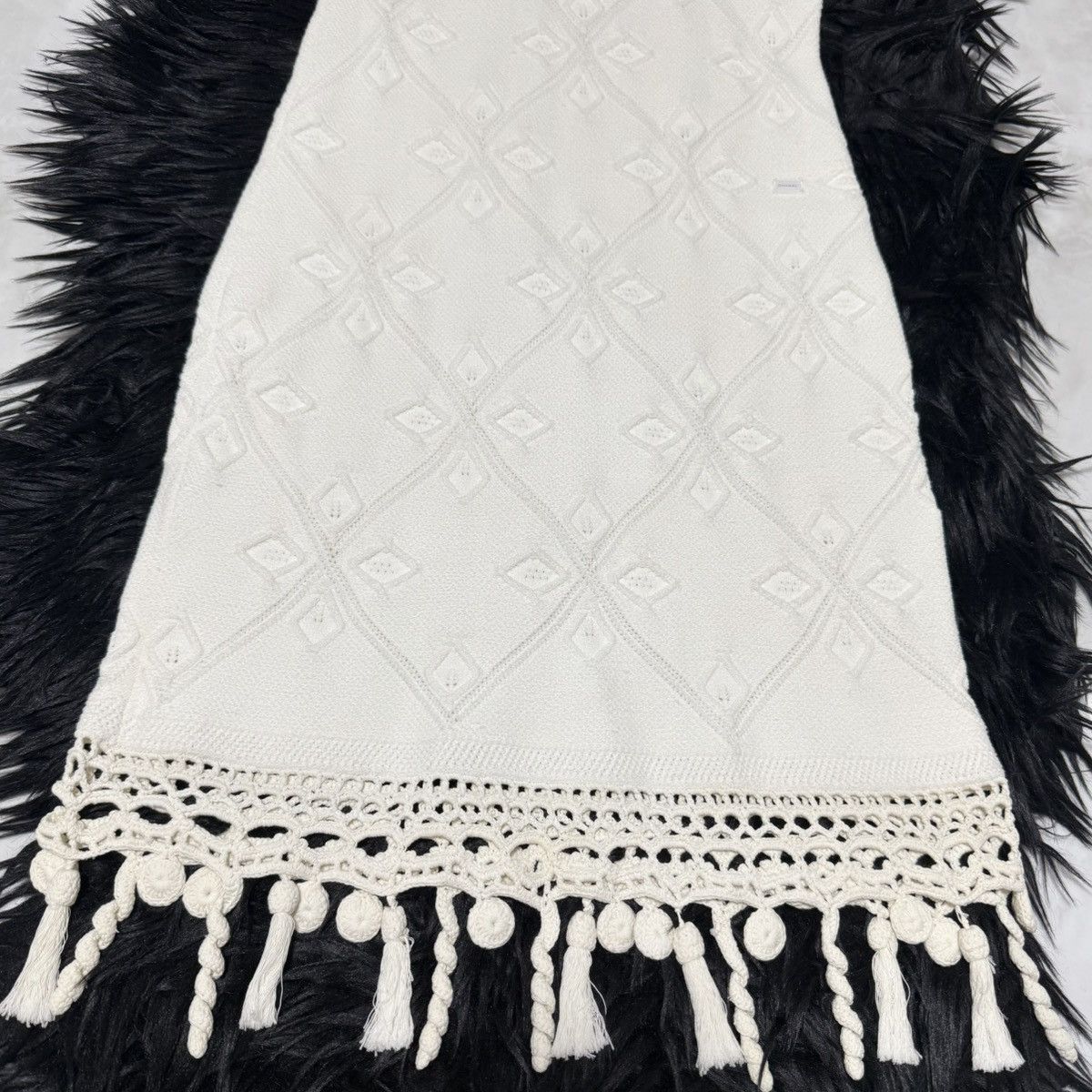 Chanel Genuine Chanel matelassé crochet decoration knit dress 36 Size XS / US 0-2 / IT 36-38 - 10 Thumbnail