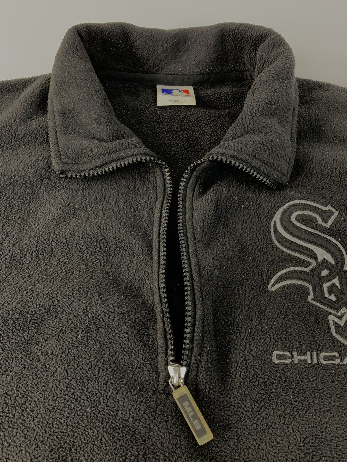 MLB Hype MLB Chicago White Sox Half Zip Fluffy Fleece Jacket Size US XL / EU 56 / 4 - 5 Thumbnail