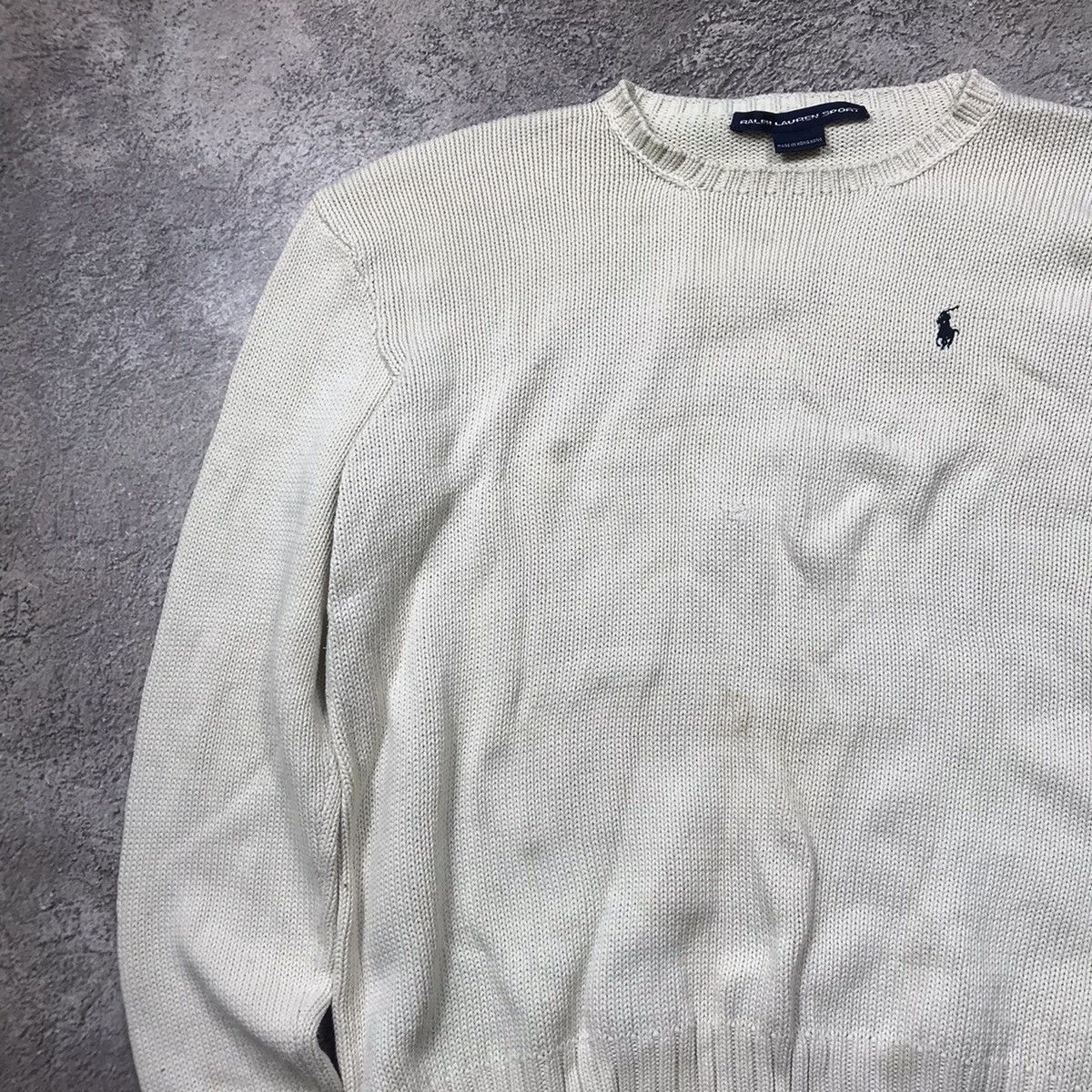 Vintage Vintage Ralph Lauren Sport Crew Knit Sweater Preppy Y2K M Size M / US 6-8 / IT 42-44 - 2 Thumbnail