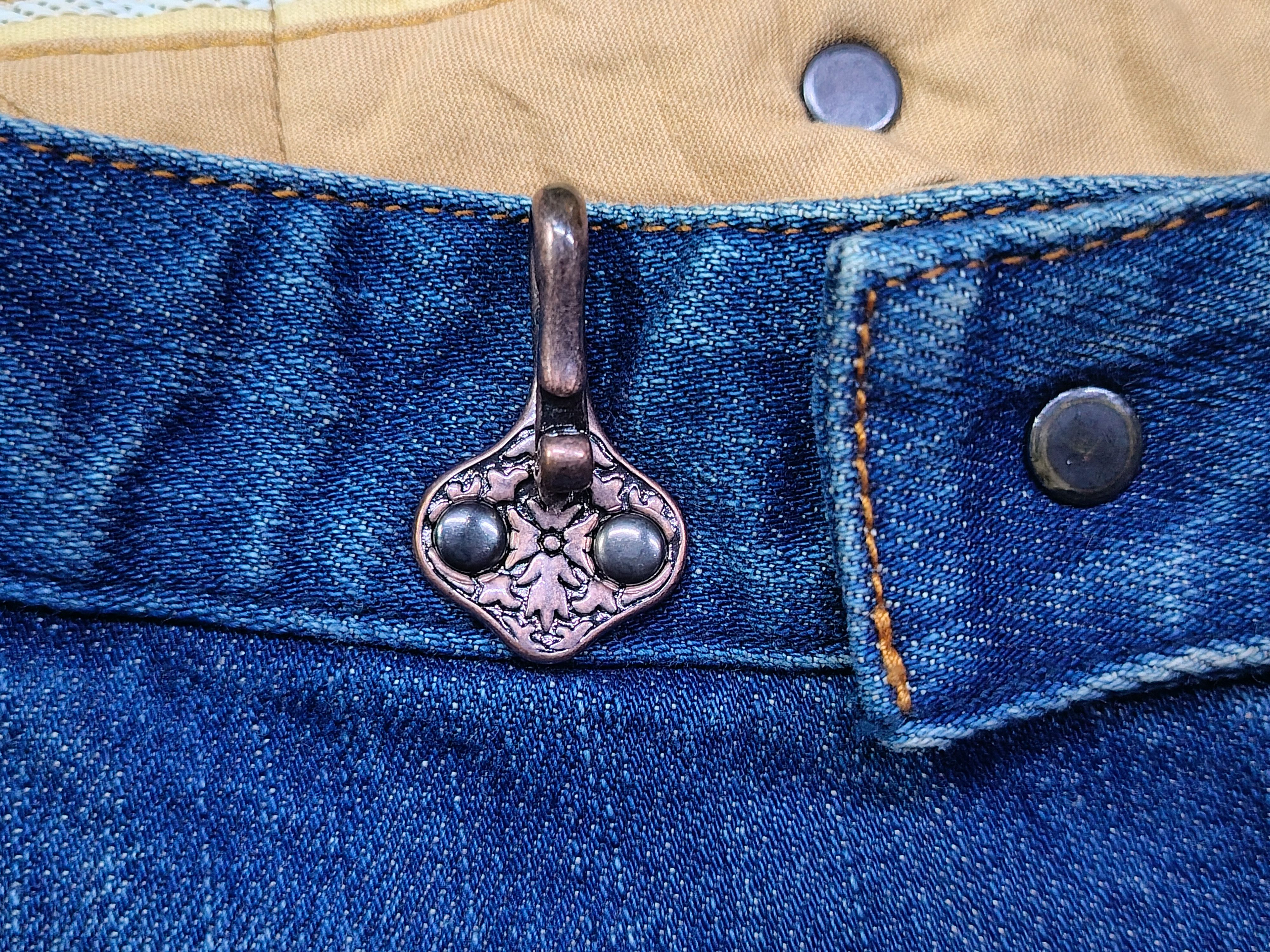Japanese Brand bark tannage japan jeans Size US 33 - 6 Thumbnail
