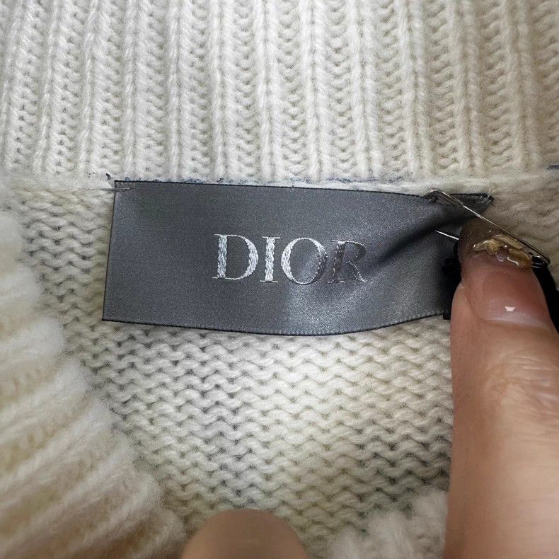 Dior Dior 25 Spring and Summer Men's and Women's Knitted Printe Size US XXL / EU 58 / 5 - 4 Thumbnail