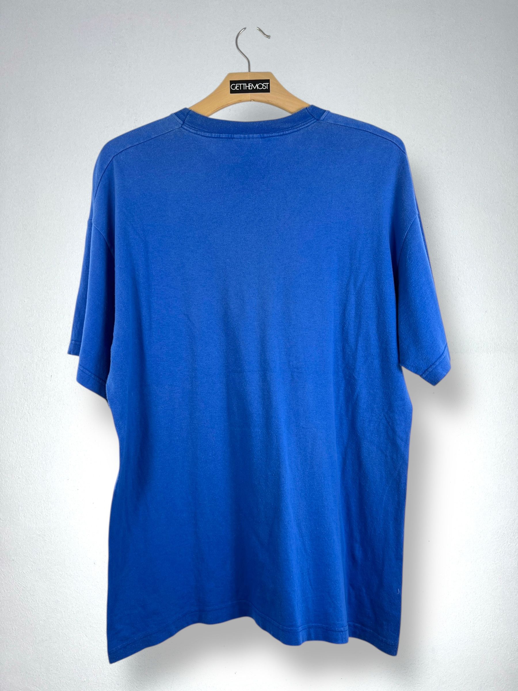 Vintage No.4737 Vintage Graphic Tee Singleman Superman Rip Off (L) Size US L / EU 52-54 / 3 - 9 Thumbnail