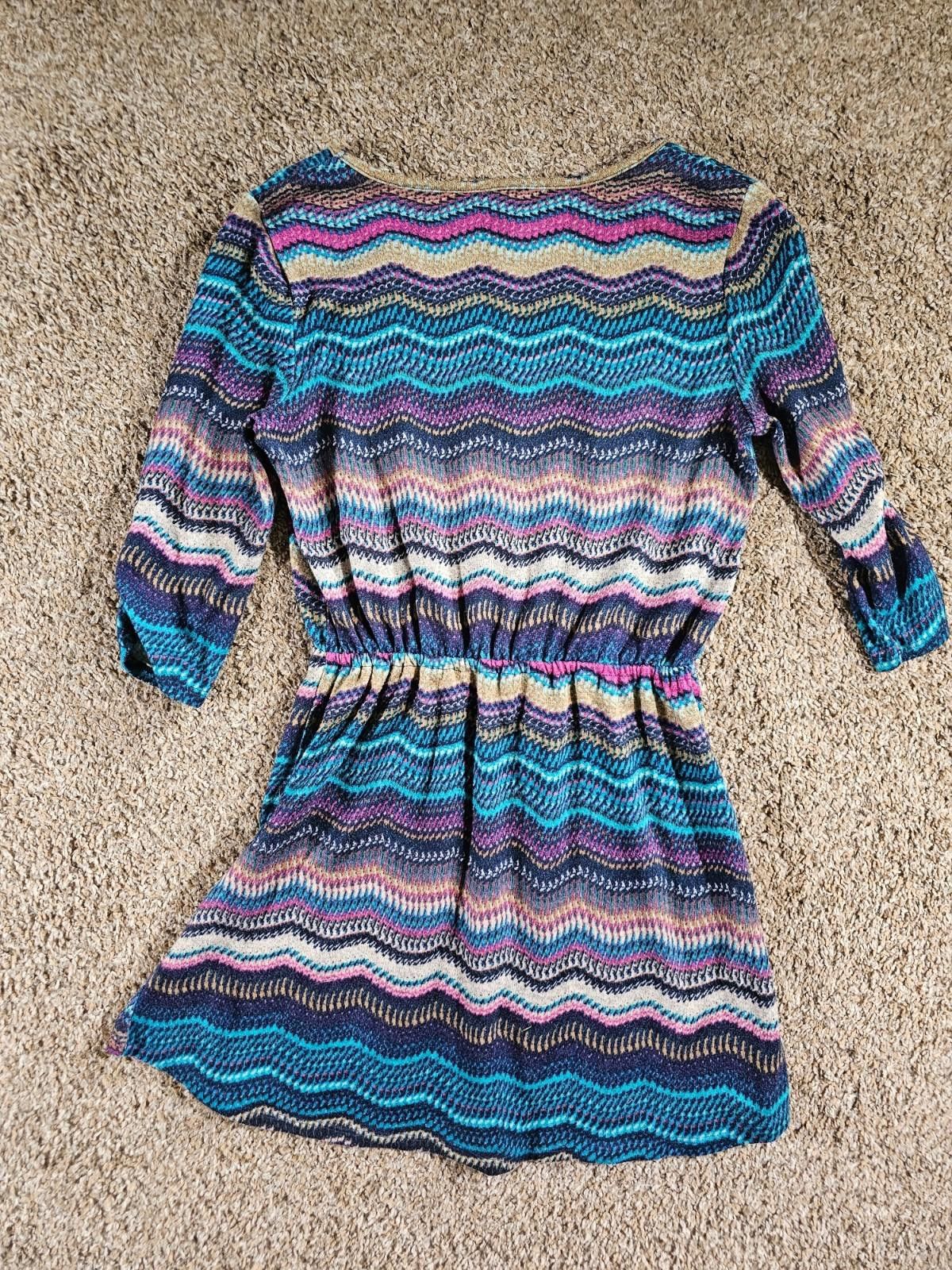 Other No Boundaries L 11-13 Dress Colorful Striped Size L / US 10 / IT 46 - 7 Thumbnail