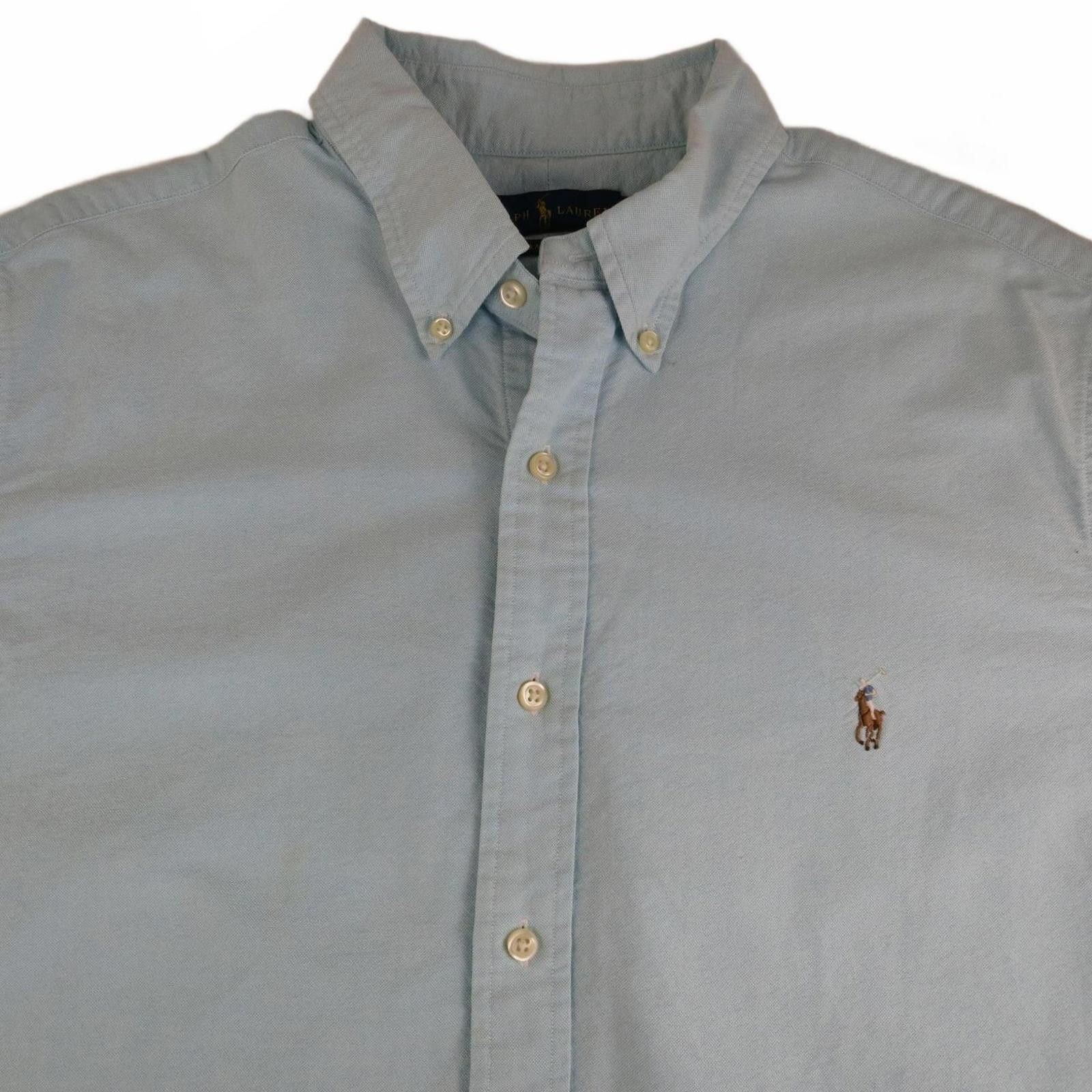 Polo Ralph Lauren Ralph Lauren Classic Fit Light Blue Short Sleeve Sz XL Size US XL / EU 56 / 4 - 2 Thumbnail