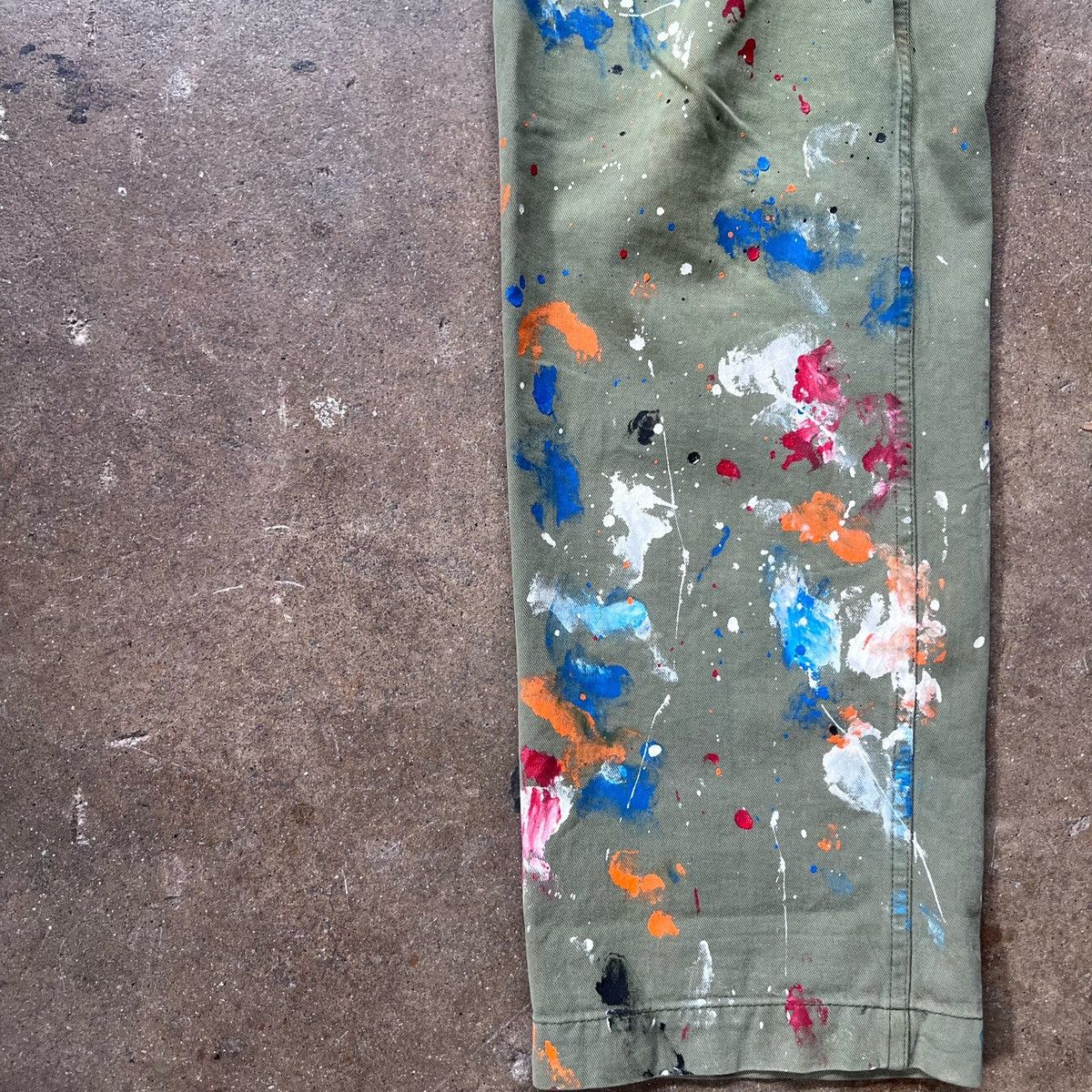 Comme des Garcons Homme Plus SS 2011 Paint Splatter Pants Size US 32 / EU 48 - 3 Thumbnail