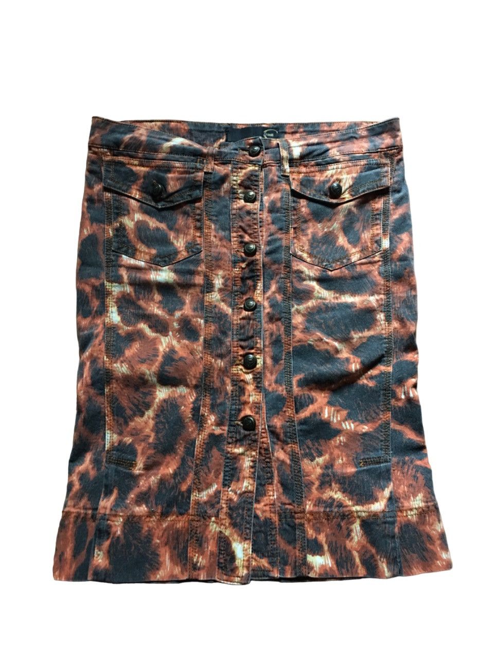 Just Cavalli × Roberto Cavalli Roberto Cavalli Just Cavalli Leopard Print Skirt Size EU 46 Size 32" / US 10 / IT 46 - 1 Thumbnail