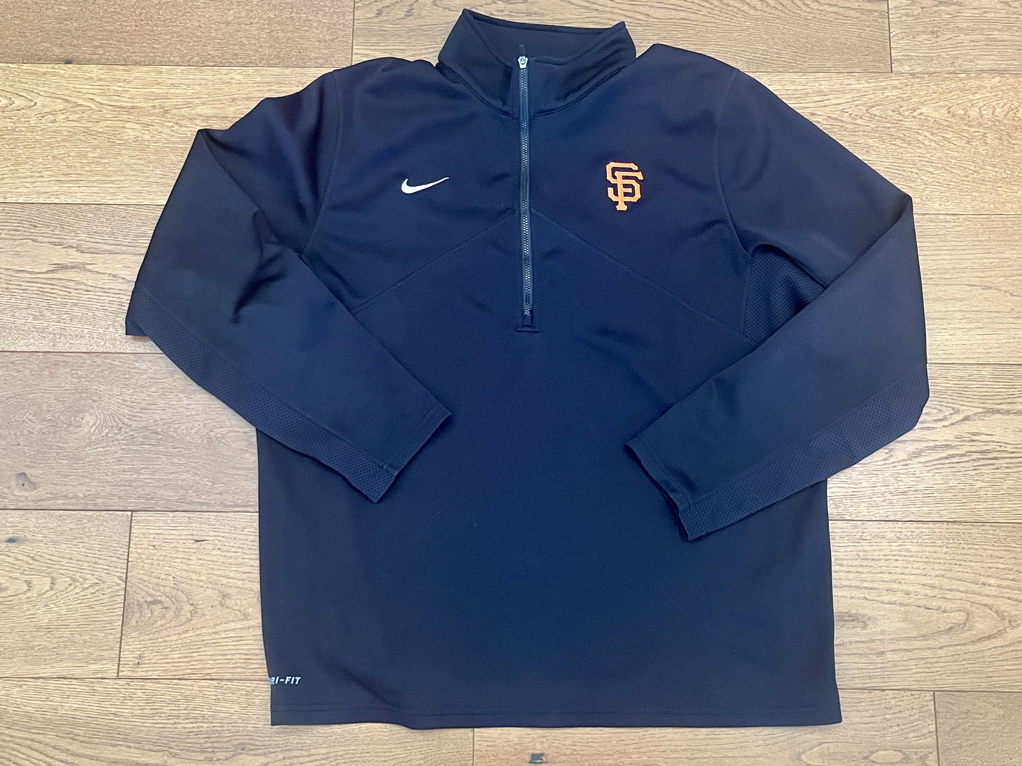 Nike Nike SF Giants Dri-FIT 1/4 Zip Pullover Men's XL Size US XL / EU 56 / 4 - 1 Thumbnail