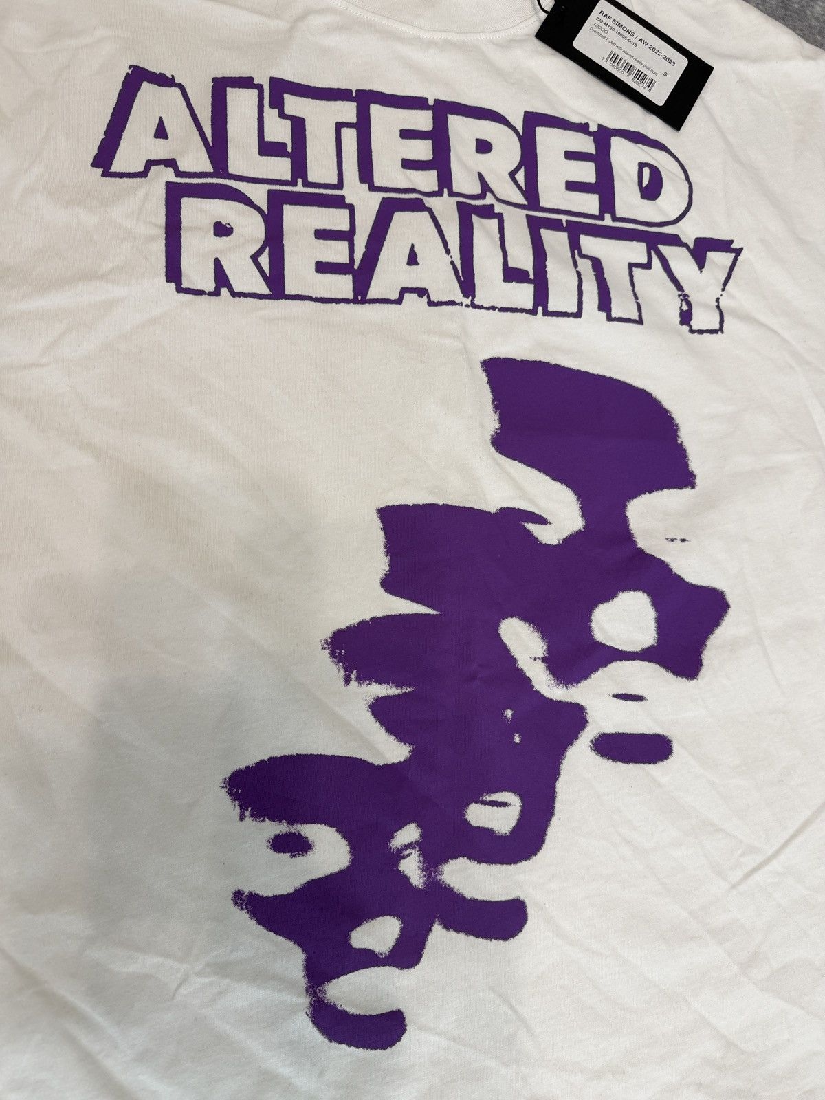 Raf Simons Raf Simons Altered Reality T-shirt White Size US S / EU 44-46 / 1 - 2 Thumbnail