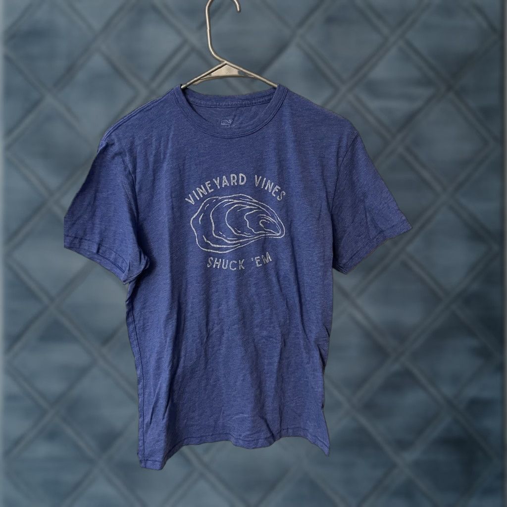 Vineyard Vines Vineyard Vines Shirt Mens Size S Blue Graphic Short Sleeve Cotton Polyester Logo Size US S / EU 44-46 / 1 - 1 Thumbnail