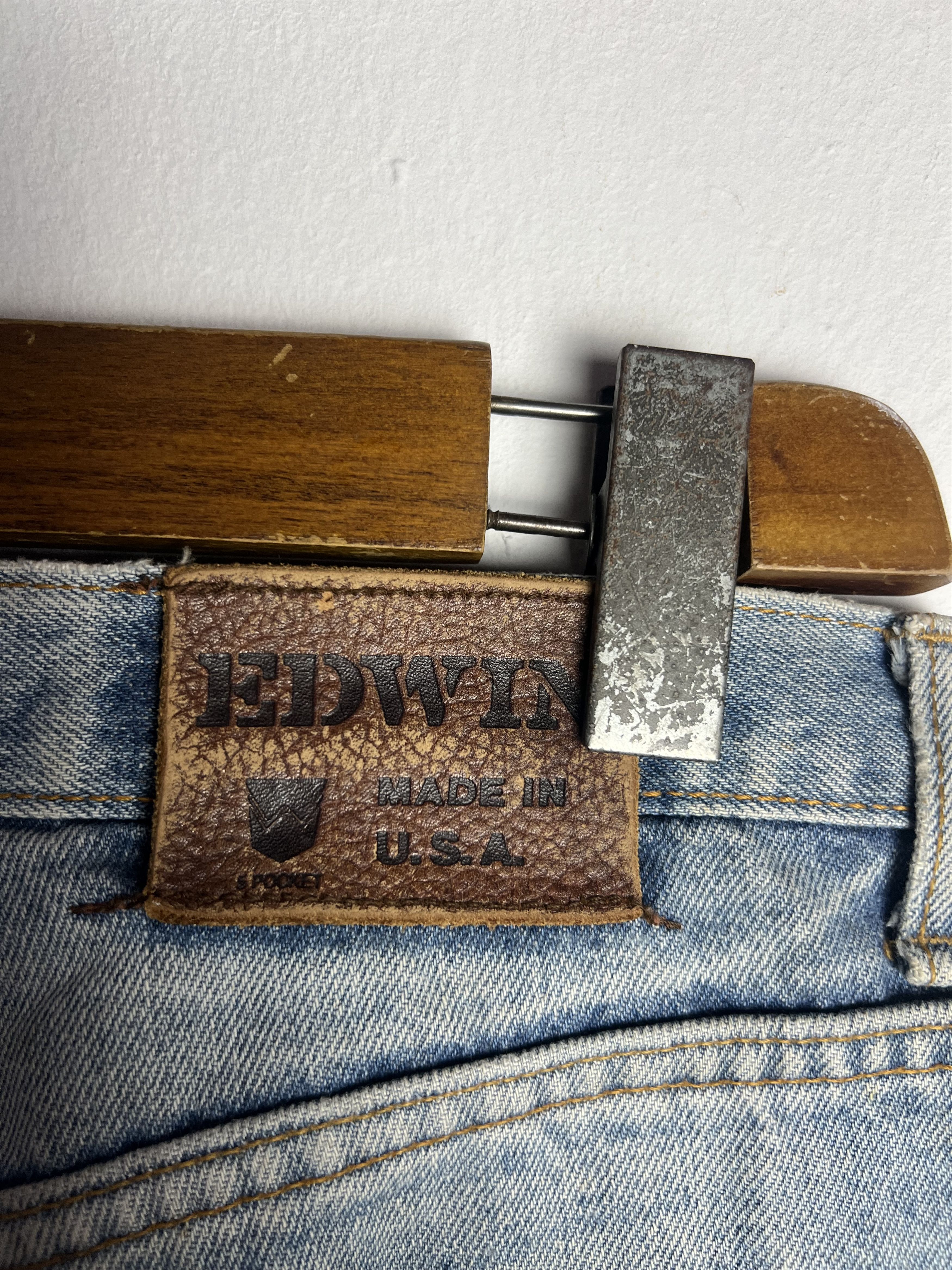 Edwin Vintage Edwin Made in USA Denim Distressed Size US 34 / EU 50 - 16 Thumbnail