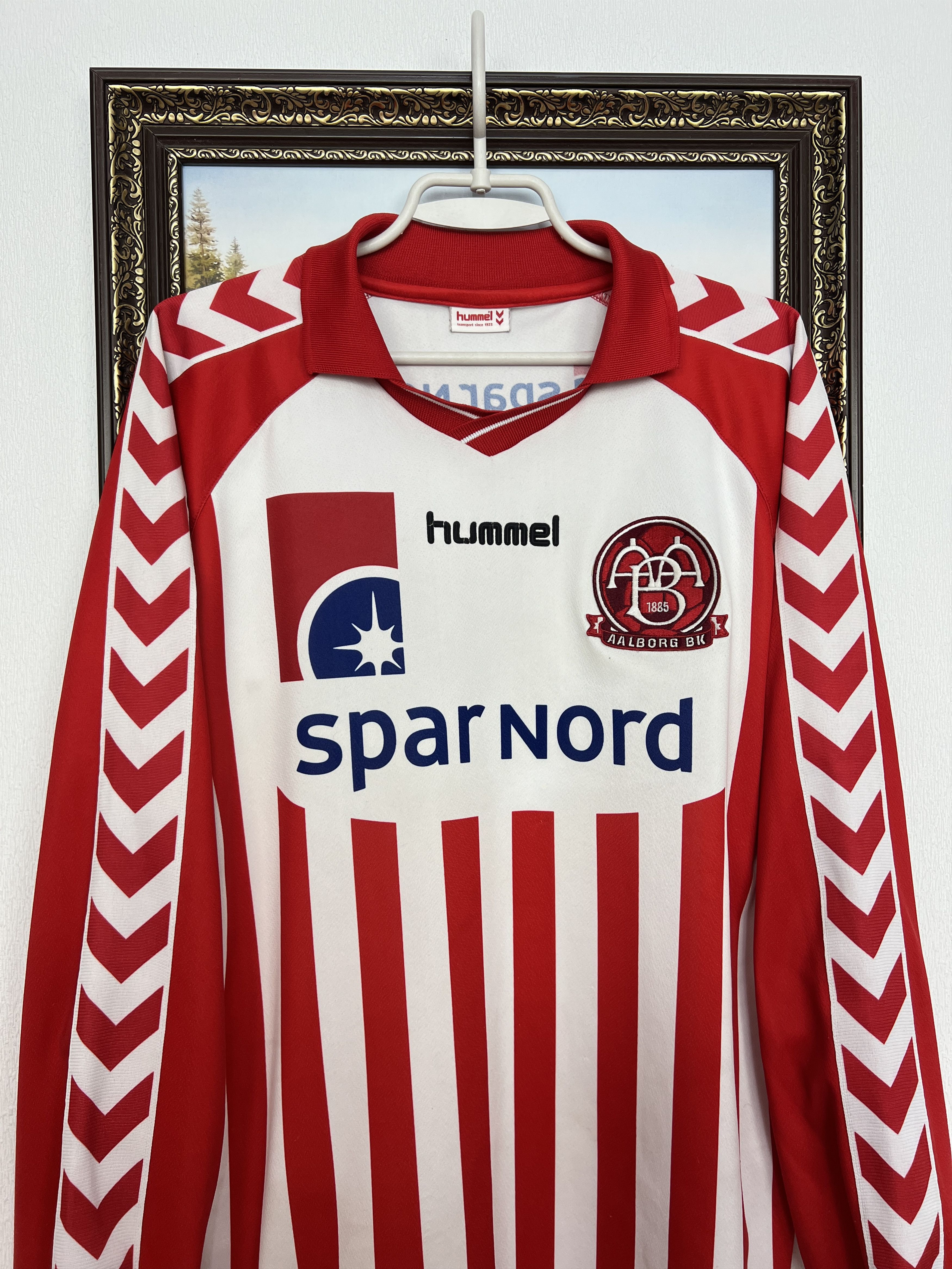 Hummel Aalborg BK football shirt 2006 Soccer Long Sleeve Jersey Size US XL / EU 56 / 4 - 2 Thumbnail