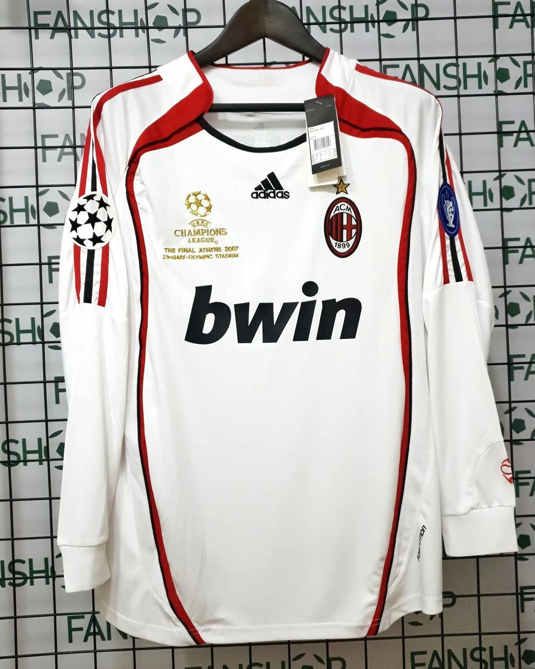 AC MILAN 2006 2007 KAKA 22 LONG SLEEVE AWAY SHIRT (Excellent) L