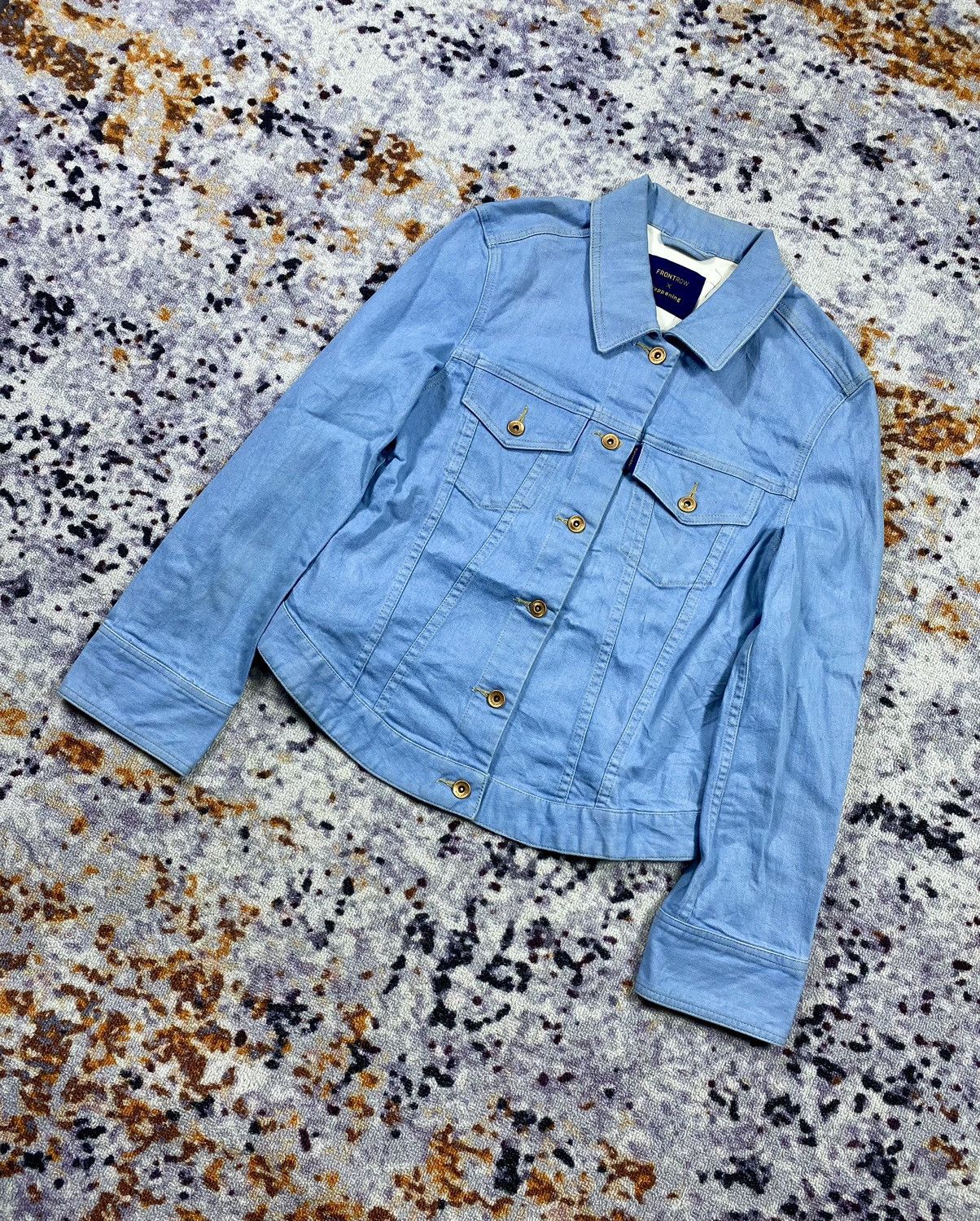 Beauty Beast × Japanese Brand × Vintage Japanese Frontrow X Happening Denim Jacket Size US S / EU 44-46 / 1 - 2 Thumbnail