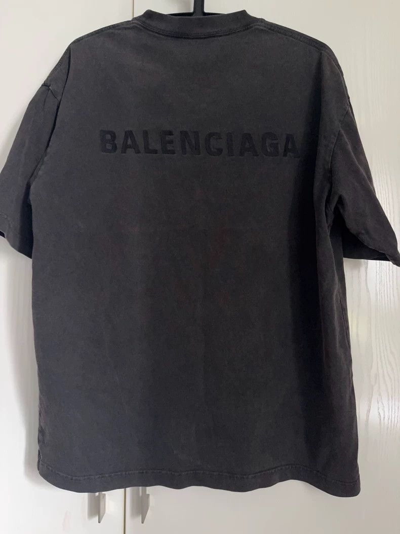 Balenciaga Balenciaga Solid color Logo embroidered round neck loose s Size US XS / EU 42 / 0 - 2 Thumbnail