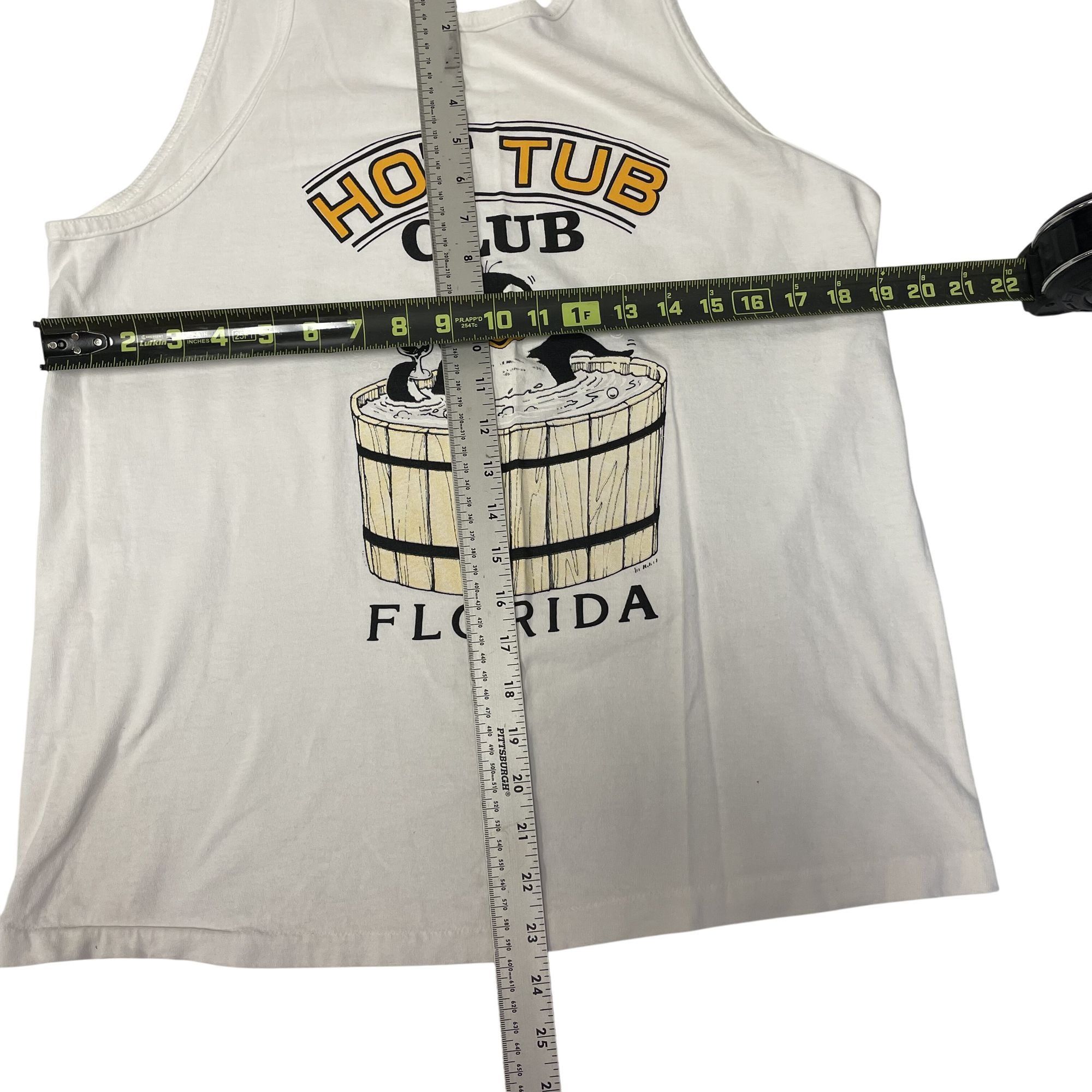 Other Vtg Oneita HOT TUB CLUB Florida PENGUIN Tank Top Size US L / EU 52-54 / 3 - 6 Thumbnail