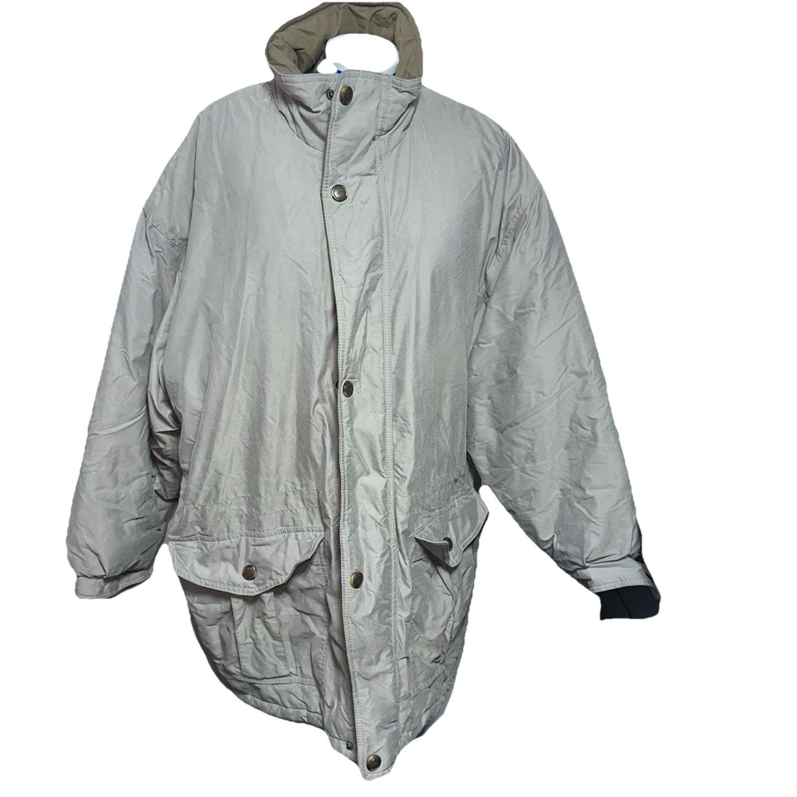 Members Only MEMBERS ONLY Men's Jacket LG Puffer Gray Full Length 90s Size US L / EU 52-54 / 3 - 1 Thumbnail