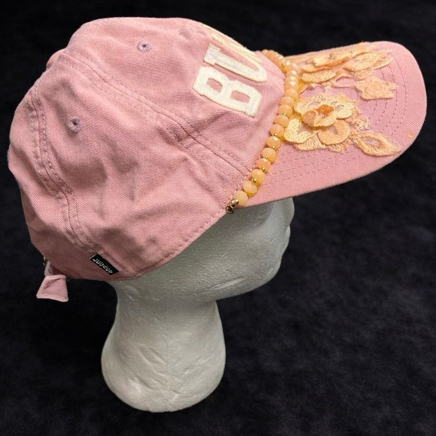 Other Pink Beaded Burn Hat Size ONE SIZE - 2 Thumbnail