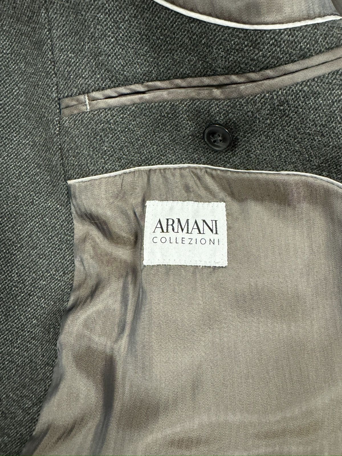 Armani Collezioni Armani Collezioni Textured Soft Polyester Jacket Size 46 R Size 46R - 7 Thumbnail