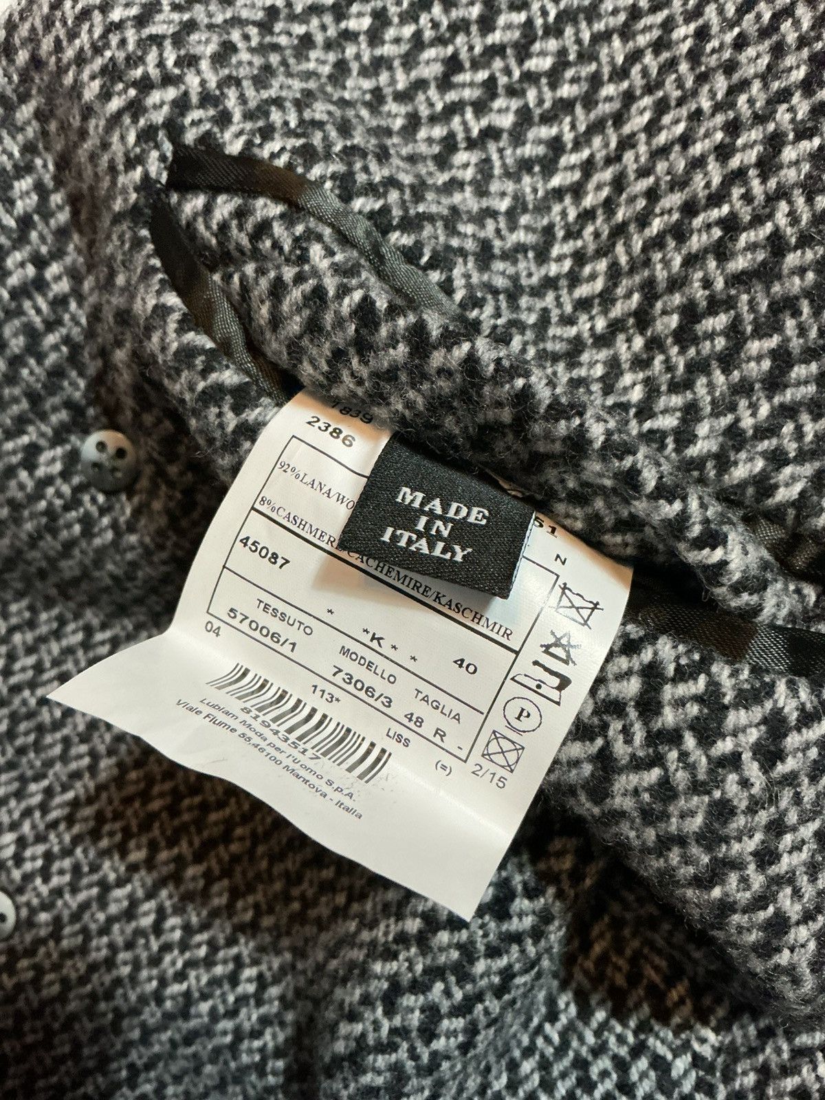 Luigi Bianchi Luigi Bianchi Mantova Sartoria Wool Cashmere Dream Coat Size US S / EU 44-46 / 1 - 8 Thumbnail