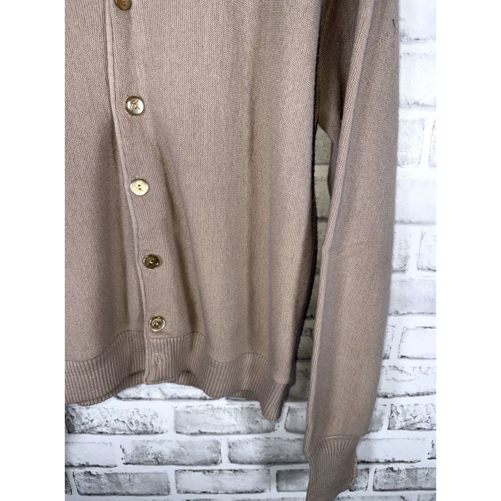 Vintage VINTAGE Arnold Palmer Robert Bruce Cardigan Beige Mens L Size US L / EU 52-54 / 3 - 4 Thumbnail