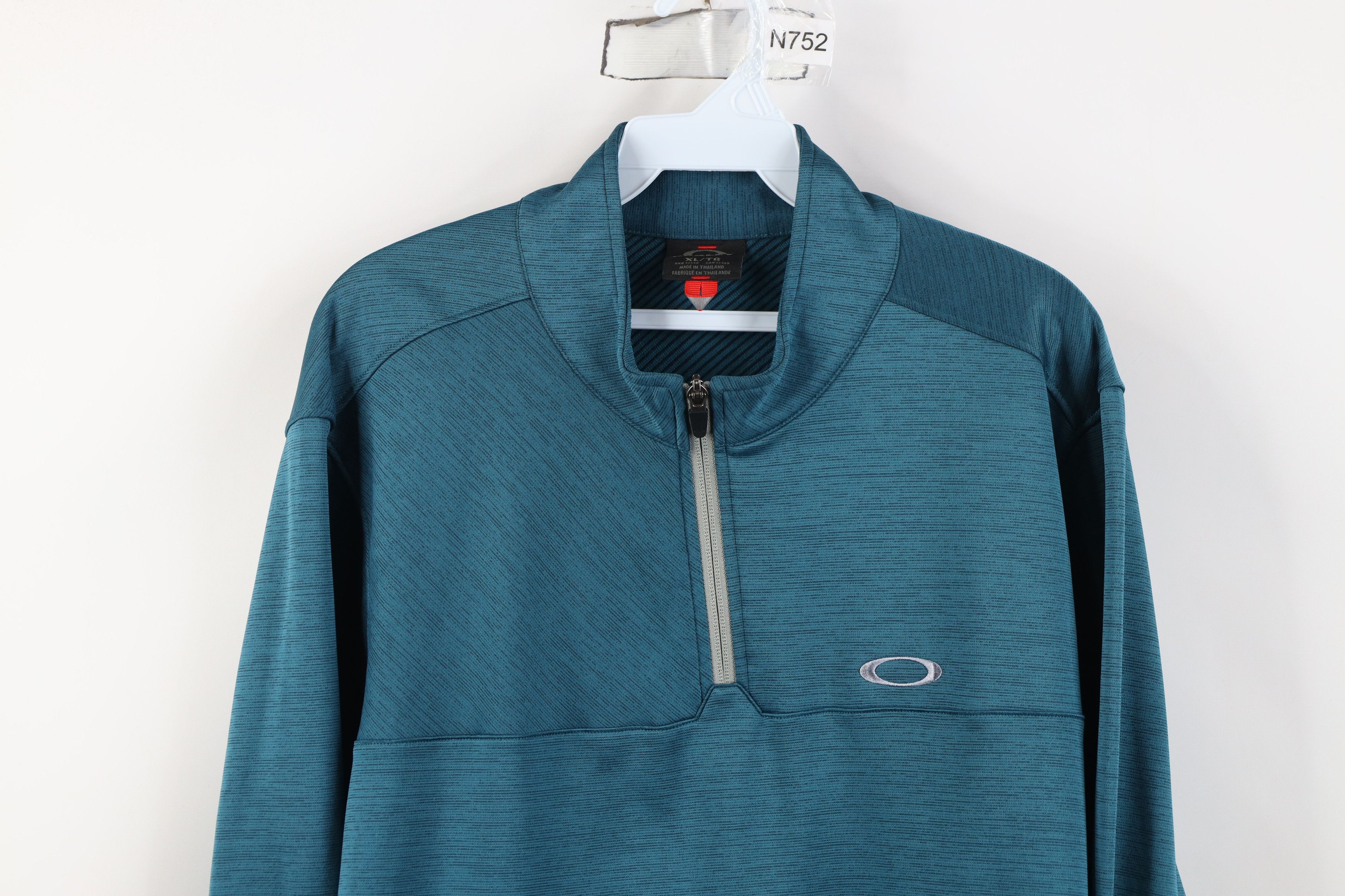 Oakley Vintage Y2K Oakley 1/4 Half Zip Pullover Brushed Sweater Size US XL / EU 56 / 4 - 2 Thumbnail