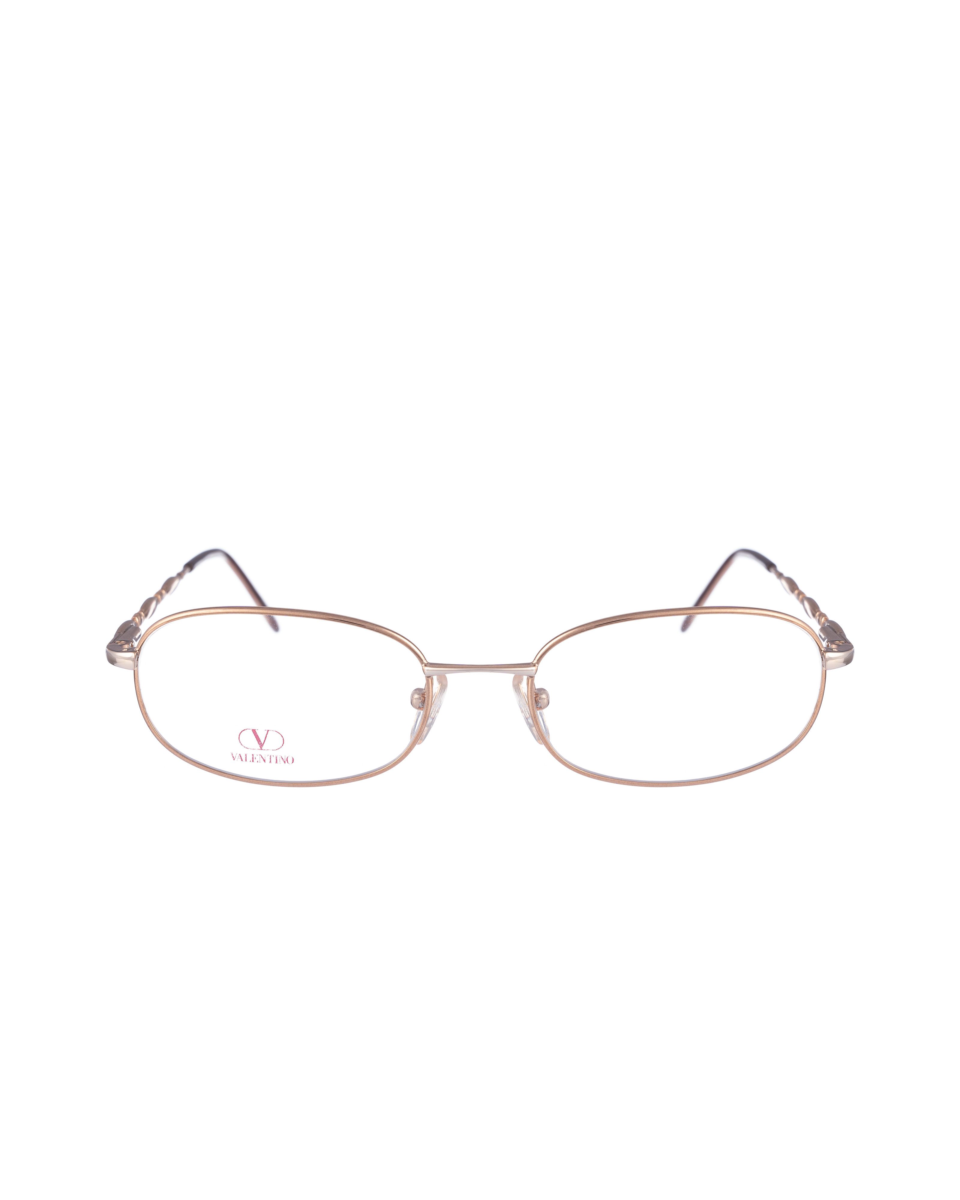 Valentino Valentino '00s Gold Oval Details Glasses Size ONE SIZE - 1 Thumbnail