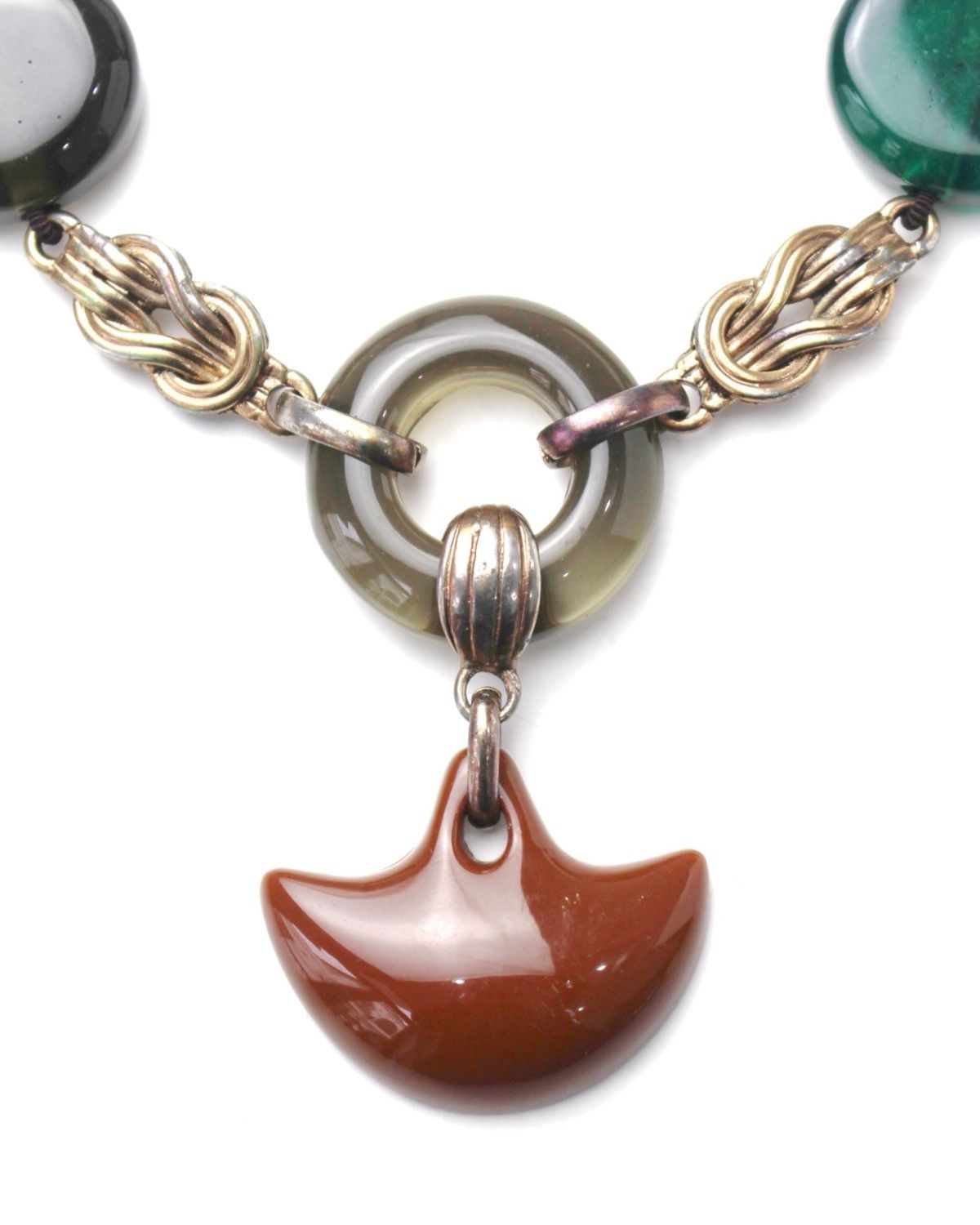 Hiroko Koshino Homme 2000S HIROKO BIS KOSHINO JAPAN CRESCENT SPIRIT NECKLACE Size ONE SIZE - 2 Thumbnail