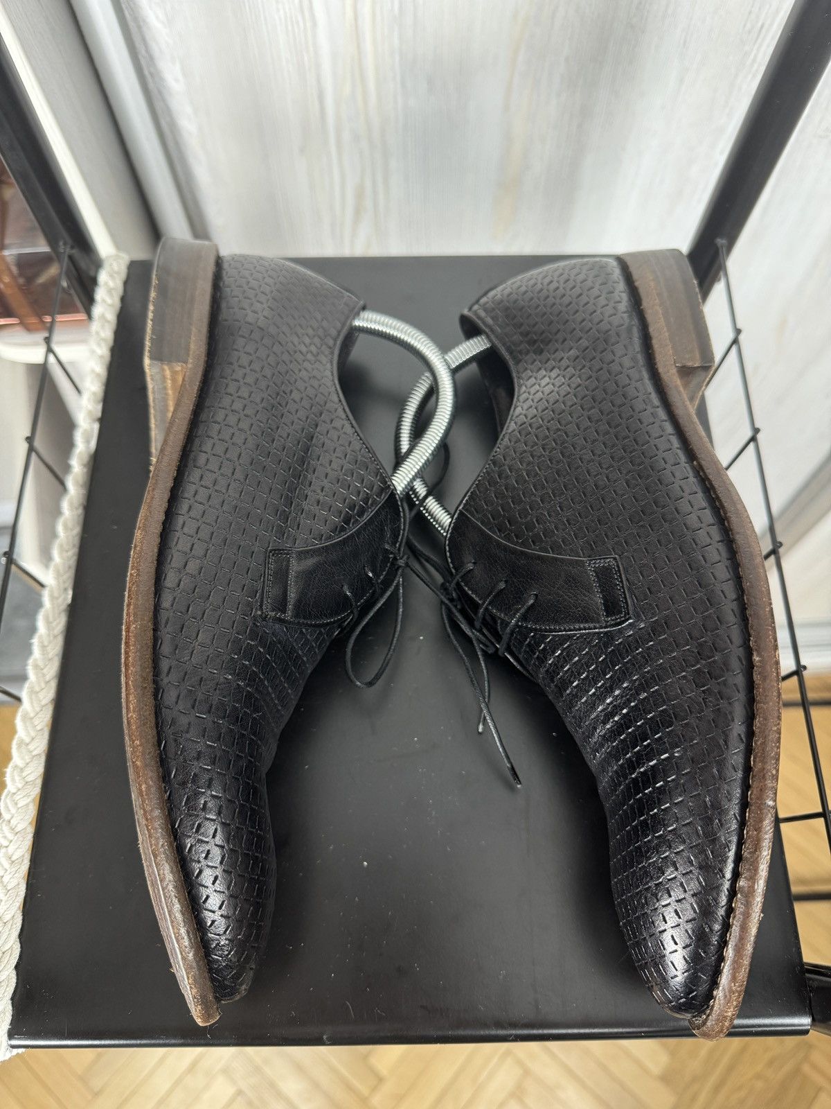 Other Camerlengo Perforated black leather derby Italy men’s shoes Size US 10 / EU 43 - 8 Thumbnail