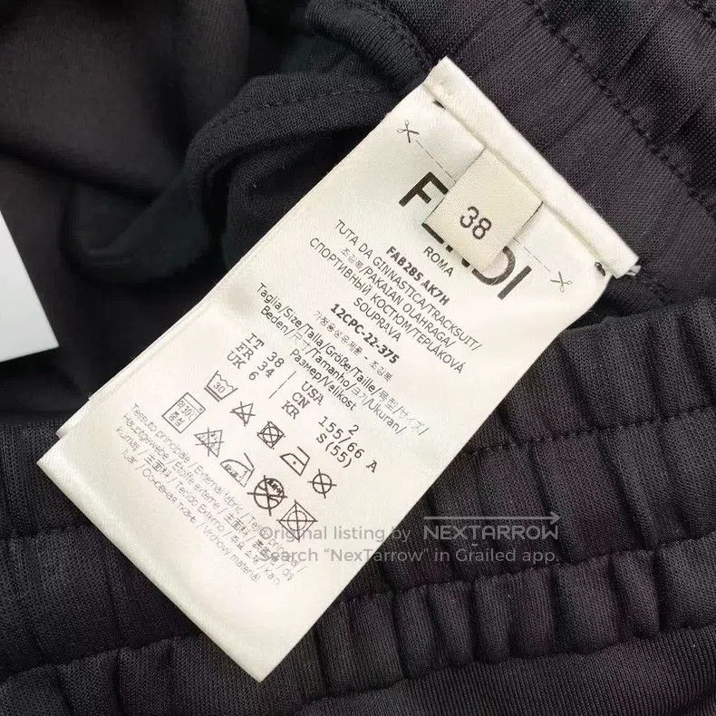 Fendi Fendi Black Stripe Pants Size 42" / US 20 - 6 Thumbnail